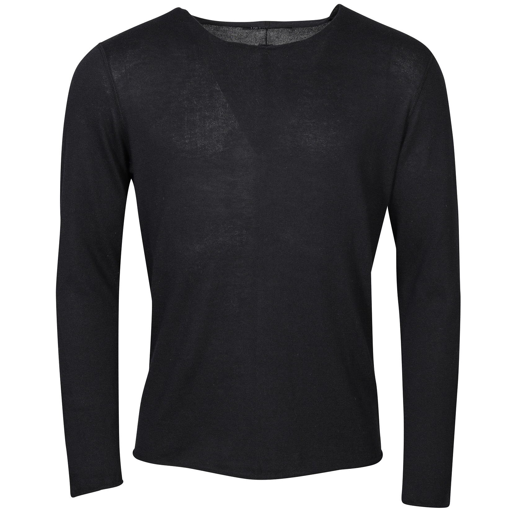 HANNES ROETHER Summer Knit Pullover in Black