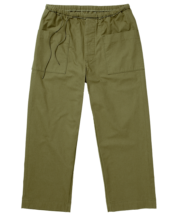 APPLIED ART FORMS Fatique Pants in Green XS/S