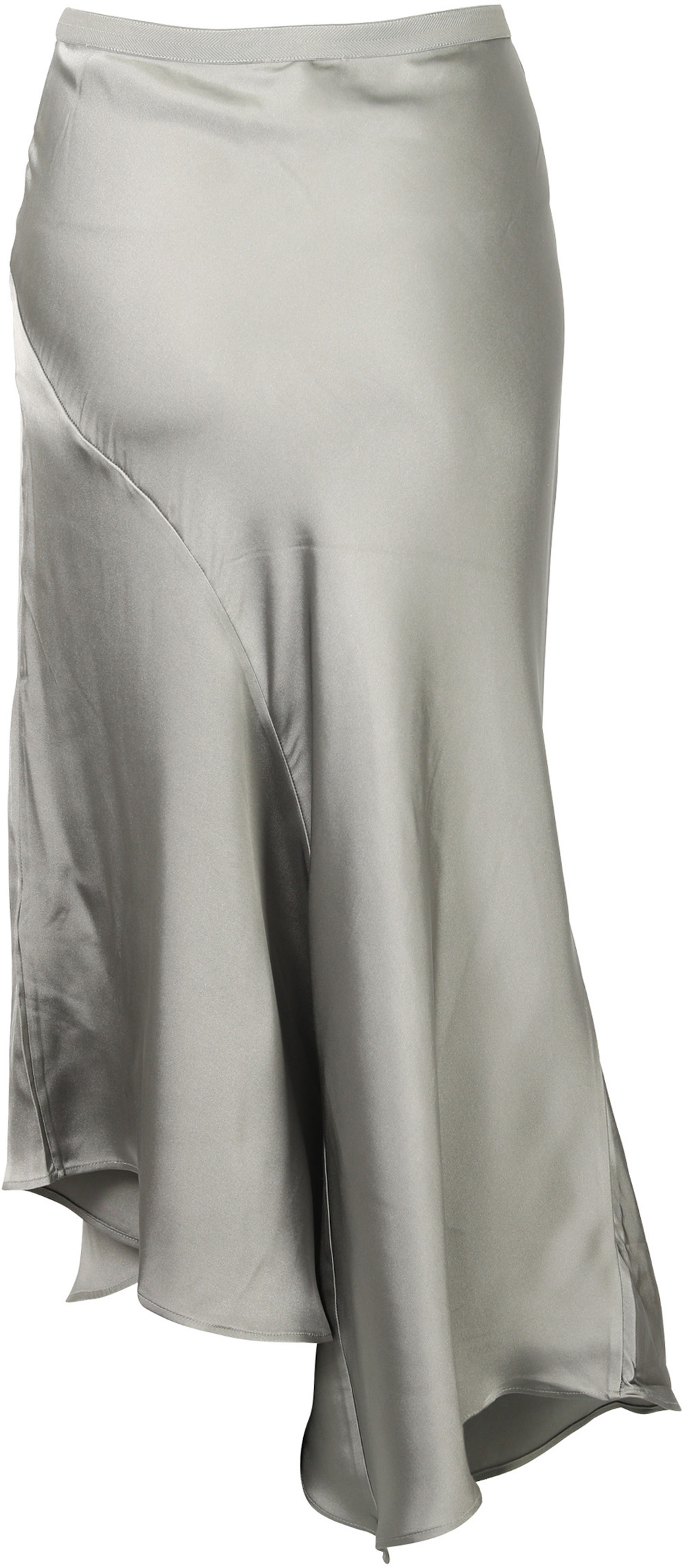 Anine Bing Silk Skirt Bailey Silver S