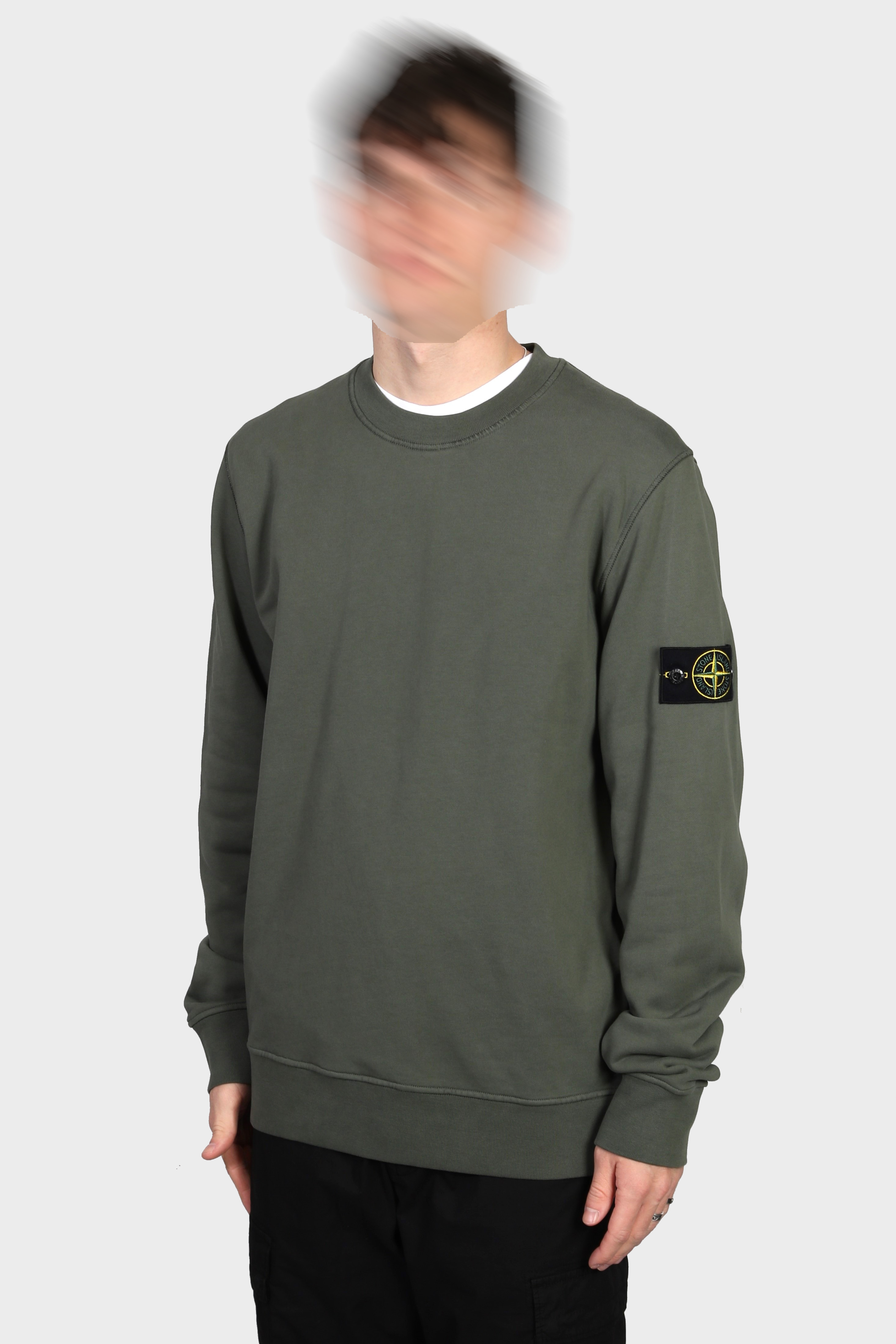 STONE ISLAND Sweatshirt in Green 2XL
