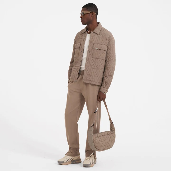 REPRESENT Split Trackpant in Mushroom/Flat White S