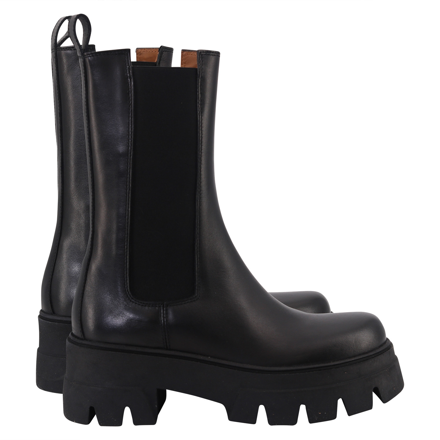 Ennequadro Chelsea Combat Boots Black