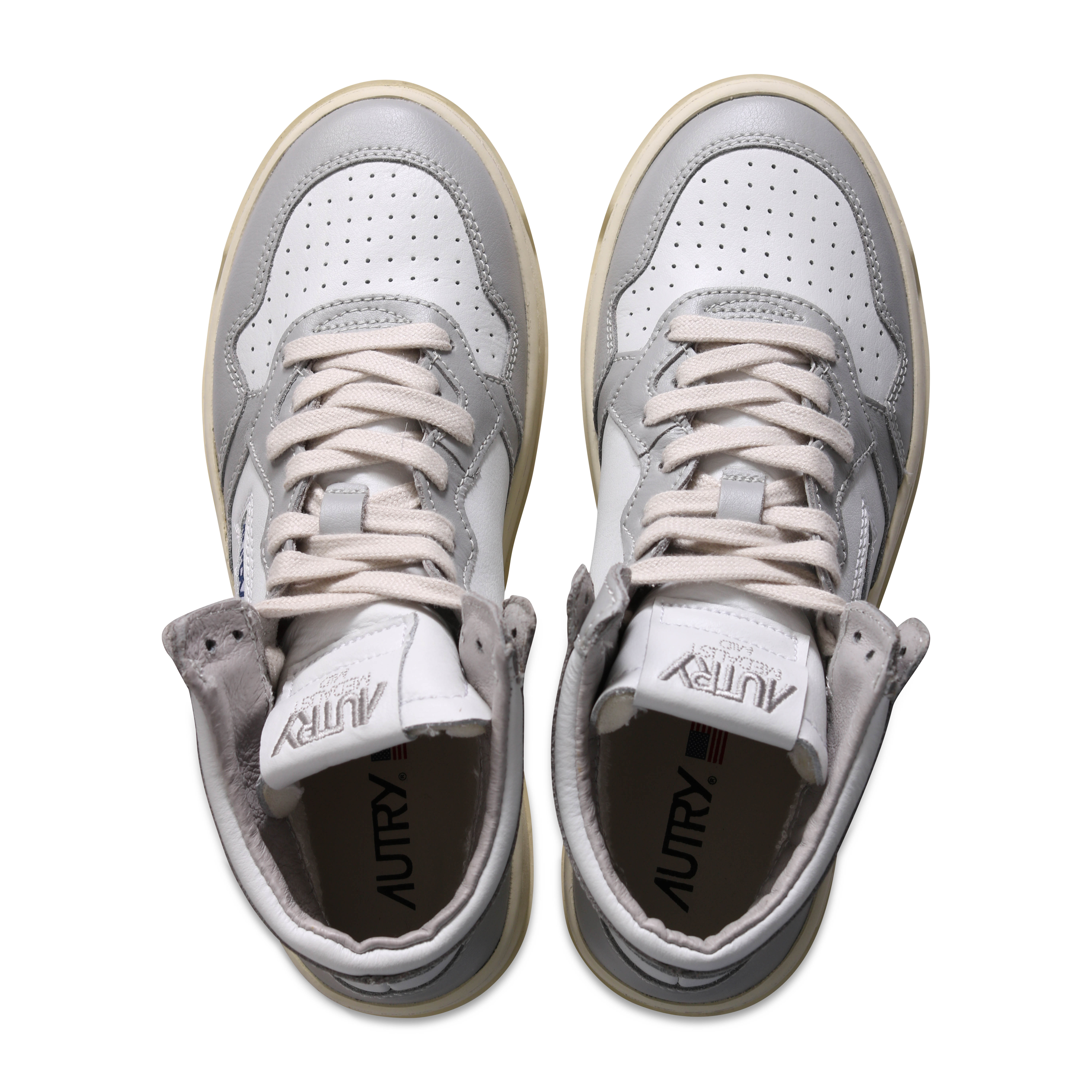 Autry Action Shoes Mid Sneaker White/Light Grey