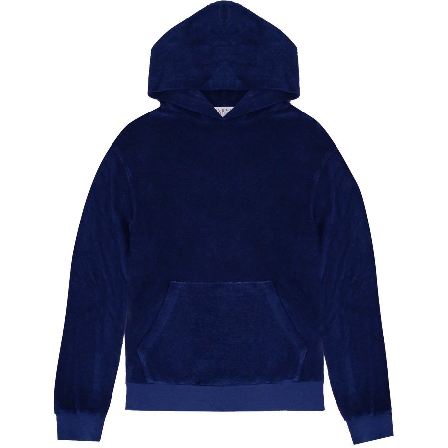 Jasper Los Angeles Terry Hoodie Malibu in Navy