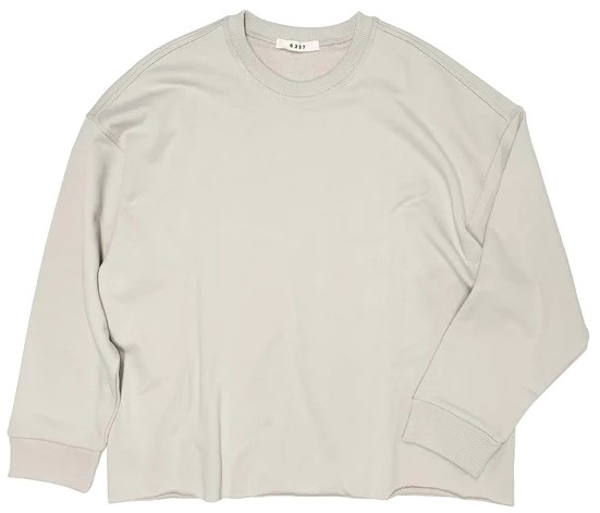 6397 Slouchy Crew Sweatshirt in Pebble XS