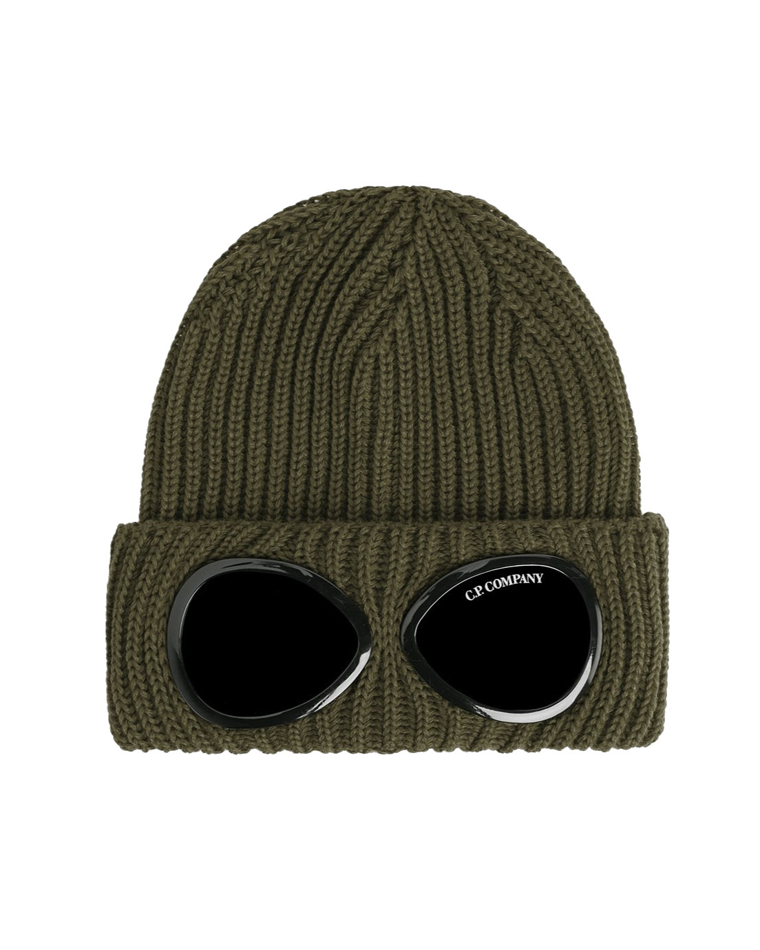 C.P. COMPANY Knit Cap in Olive