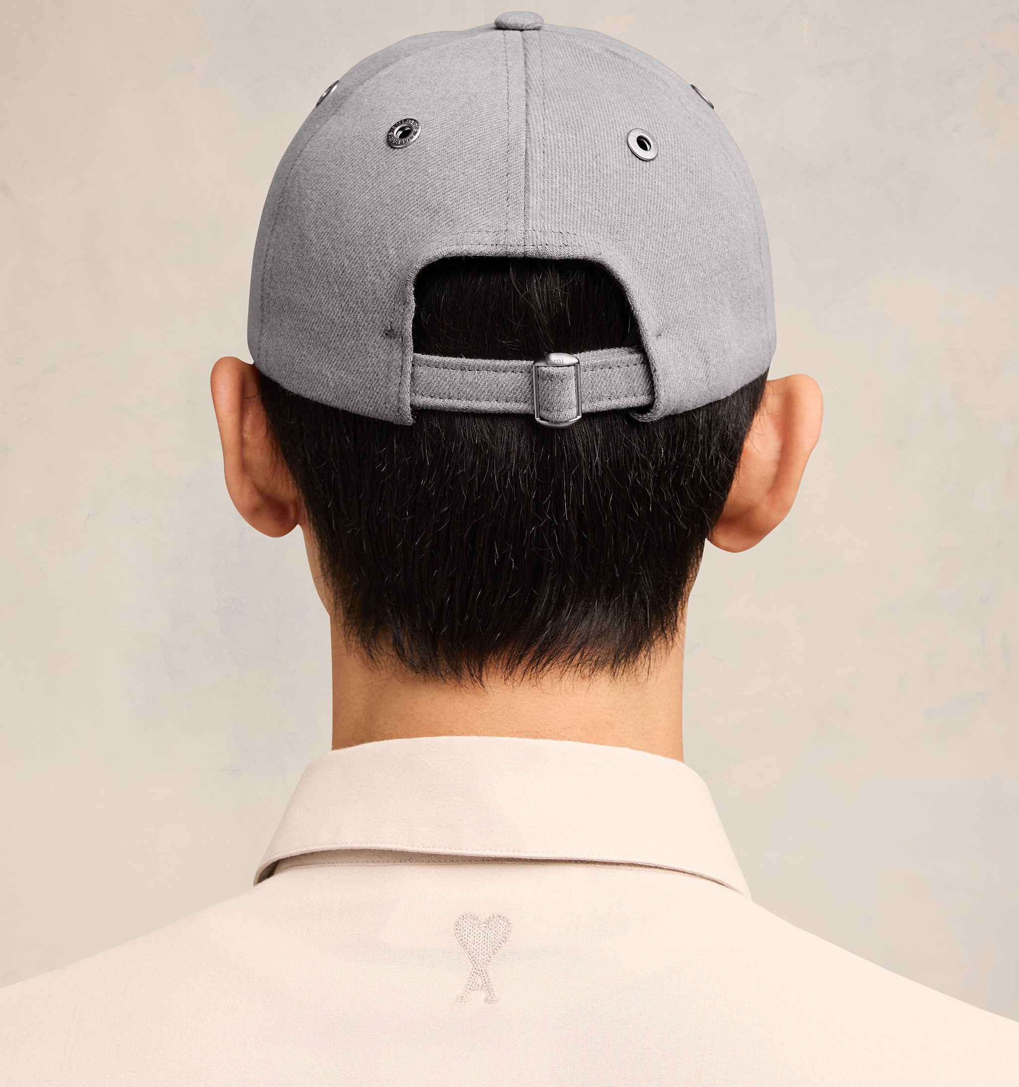 AMI PARIS de Coeur Cap in Javel Grey