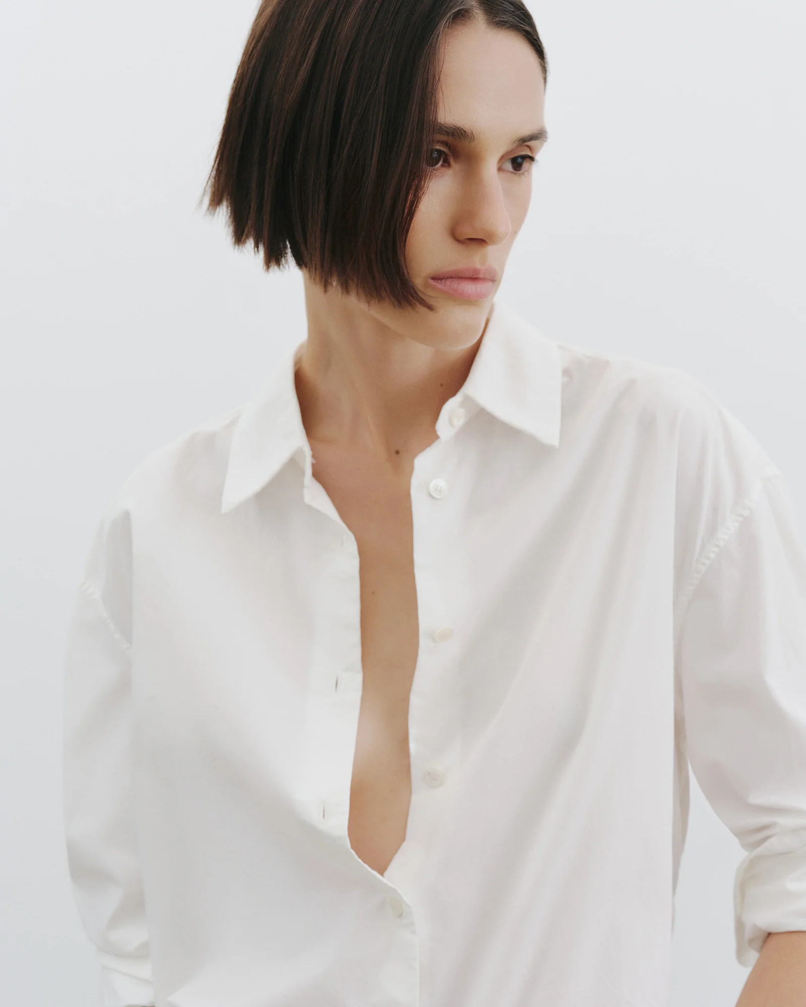 NILI LOTAN Amante Shirt in White