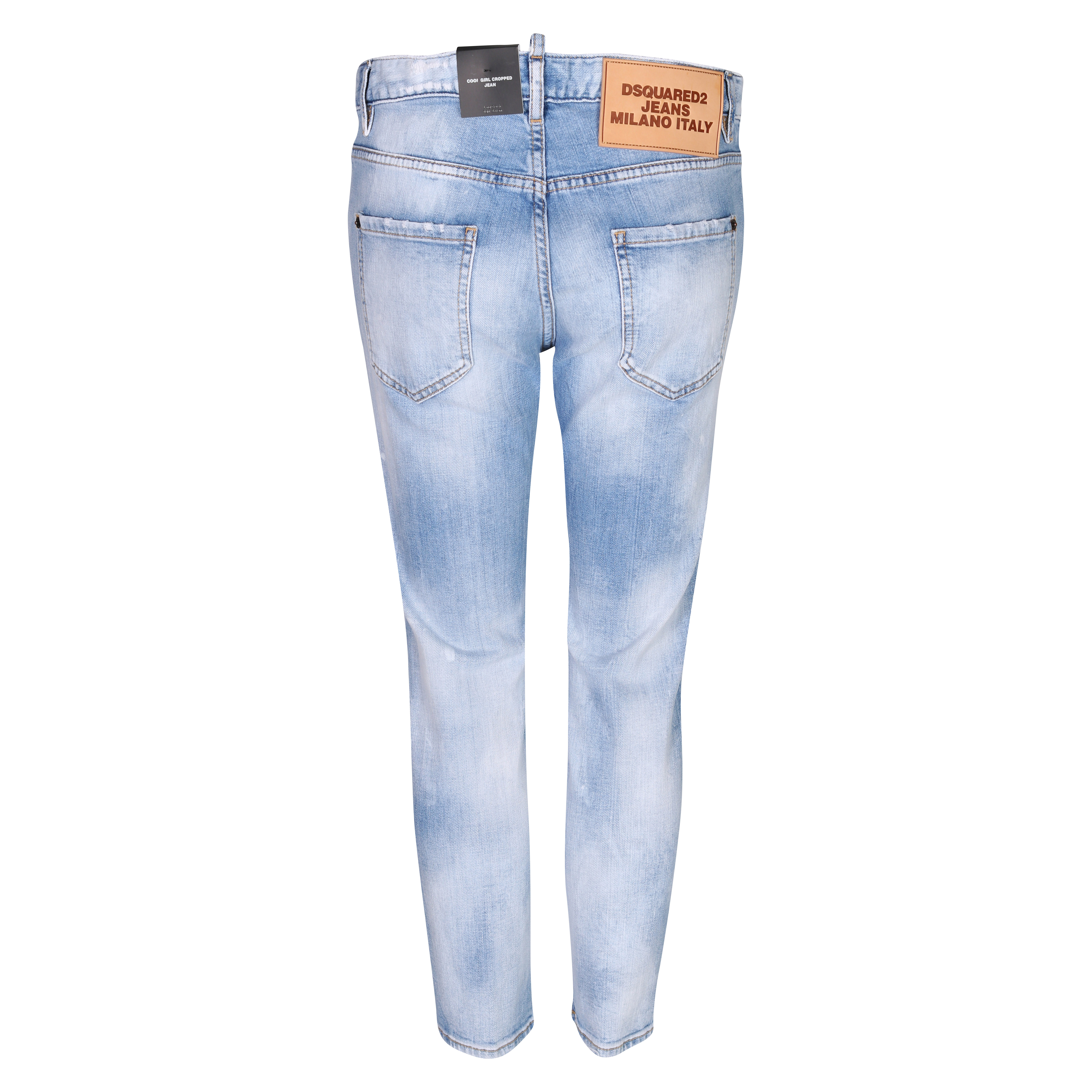 Dsquared Jeans Cool Girl Cropped Jean Light Blue Washed