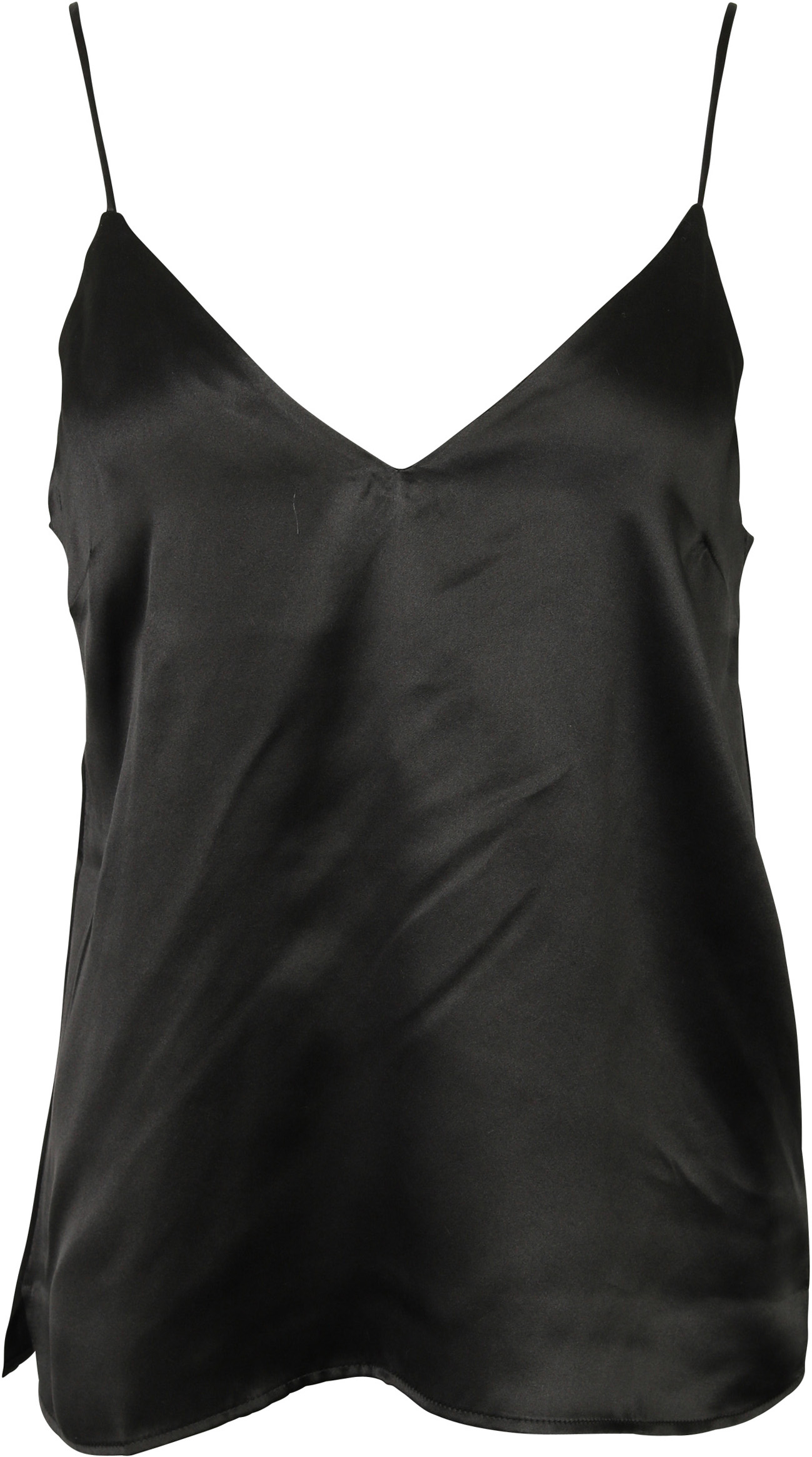 Anine Bing Silk Top Gwyneth Black