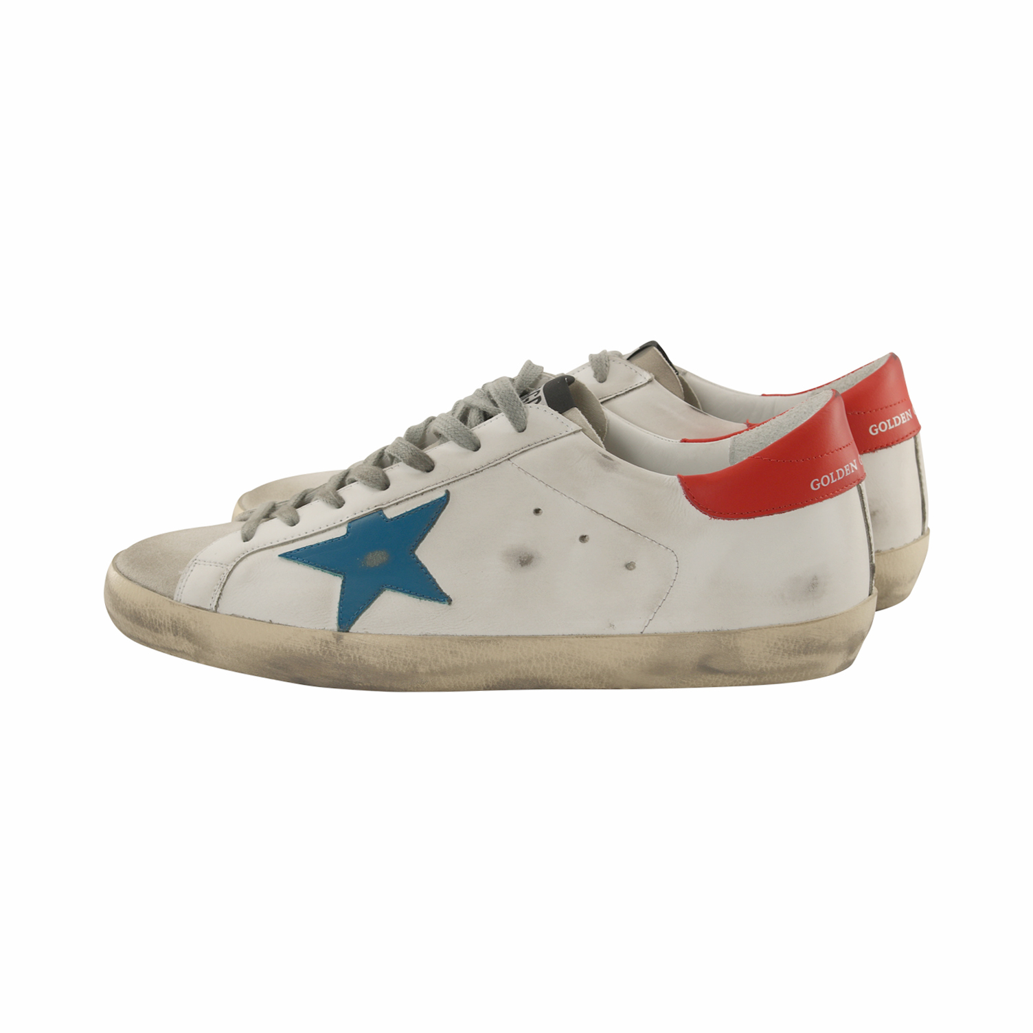 Golden Goose Sneaker Superstar White/Blue