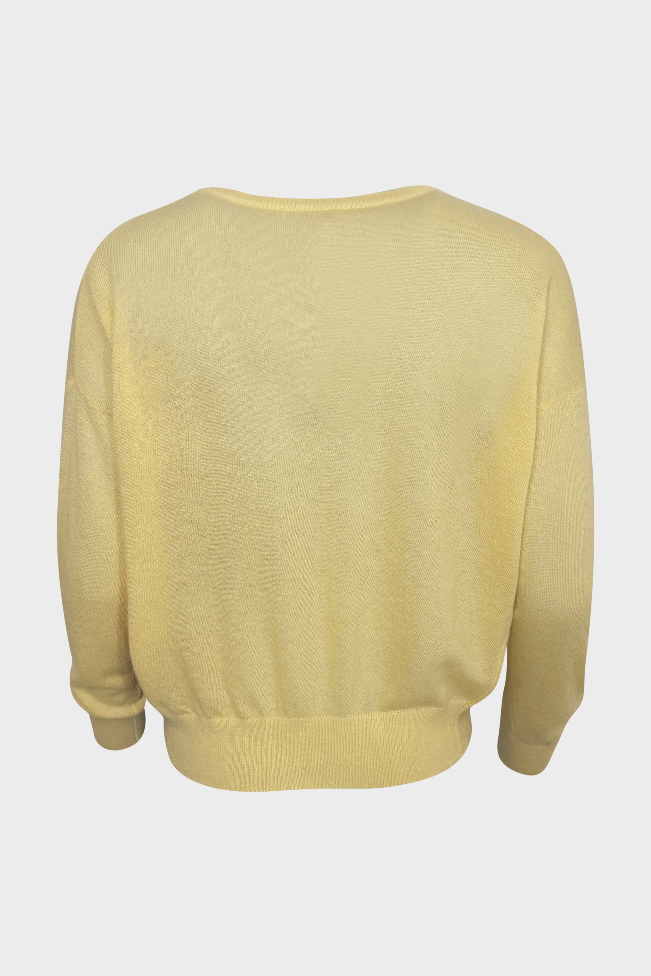 WARM ME Cashmere Pullover Joelle in Banana