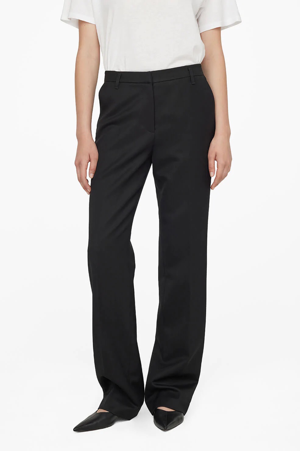 Anine Bing Classic Pant in Black 34