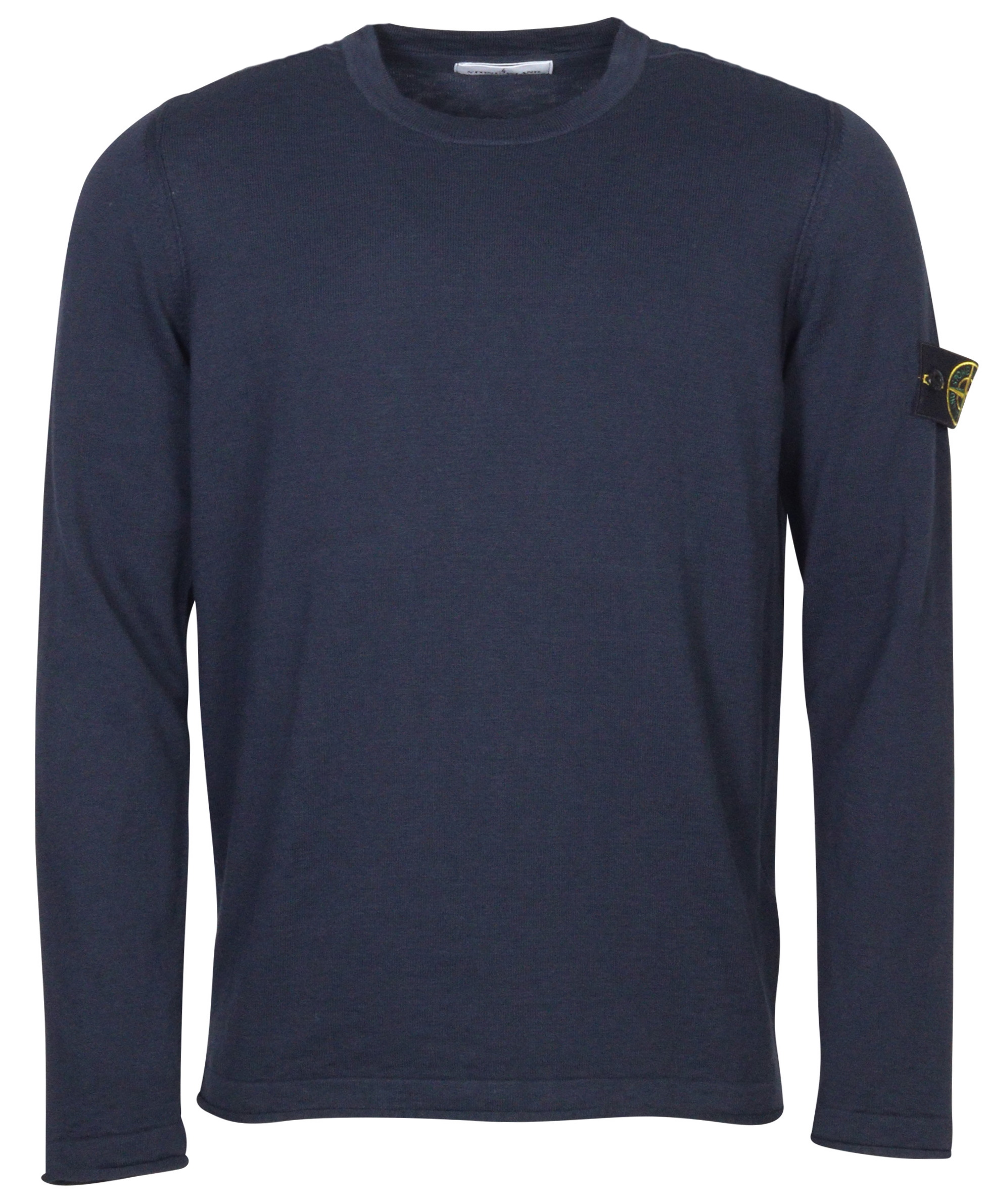 Stone Island Crew Neck Knit Sweater Navy