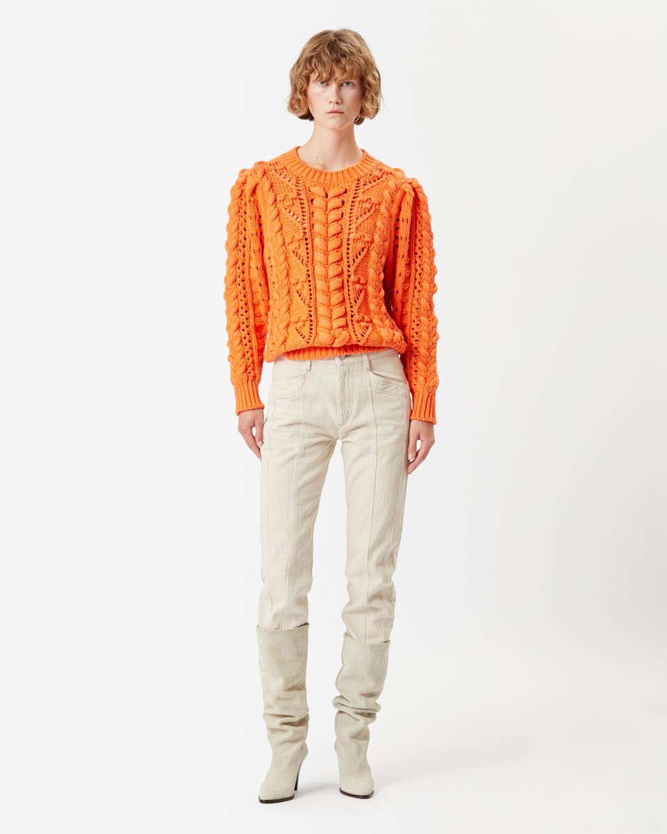 Isabel Marant Étoile Zack Knit Pullover in Orange