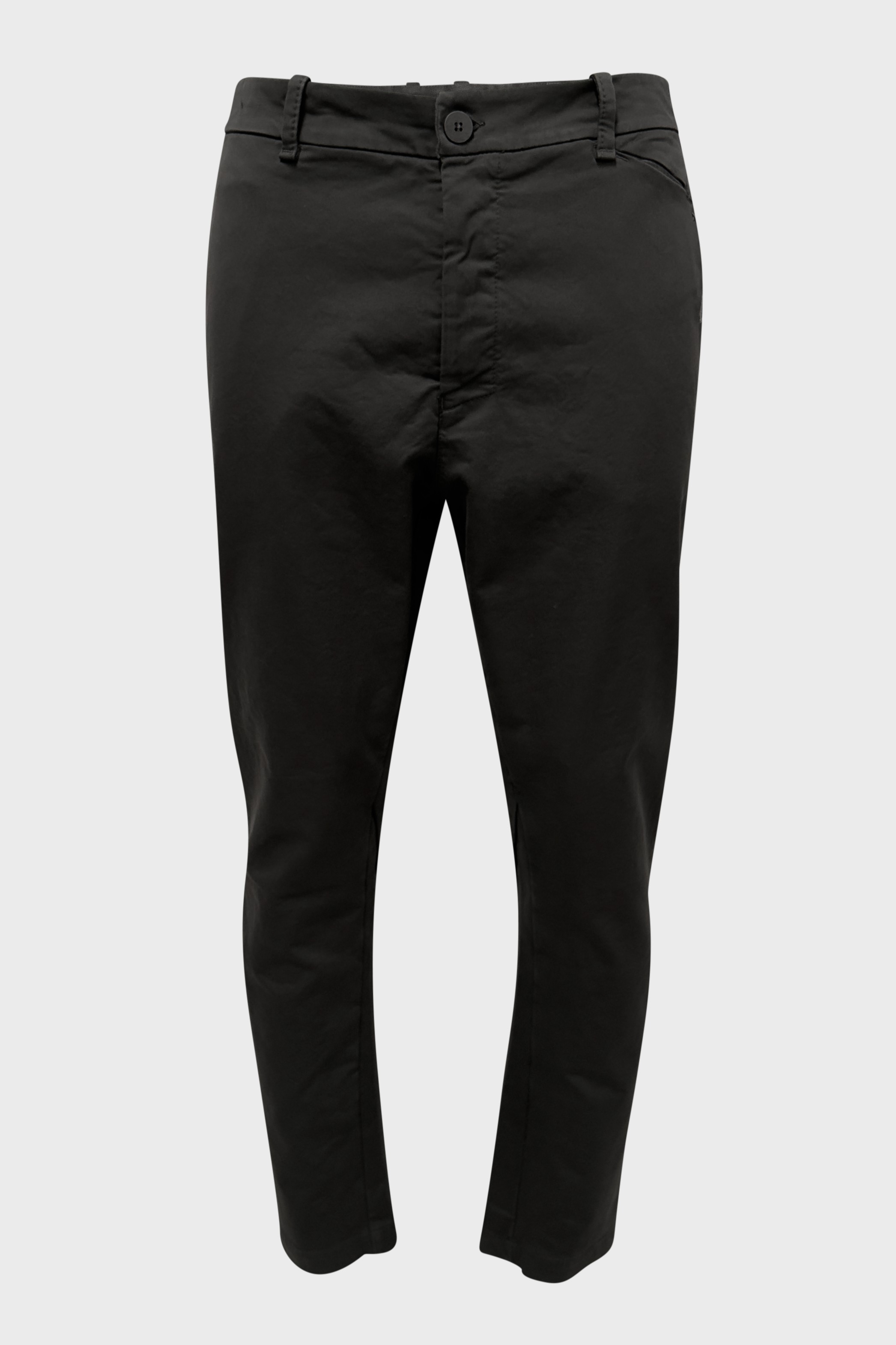 TRANSIT UOMO Cotton Stretch Pant in Dark Grey