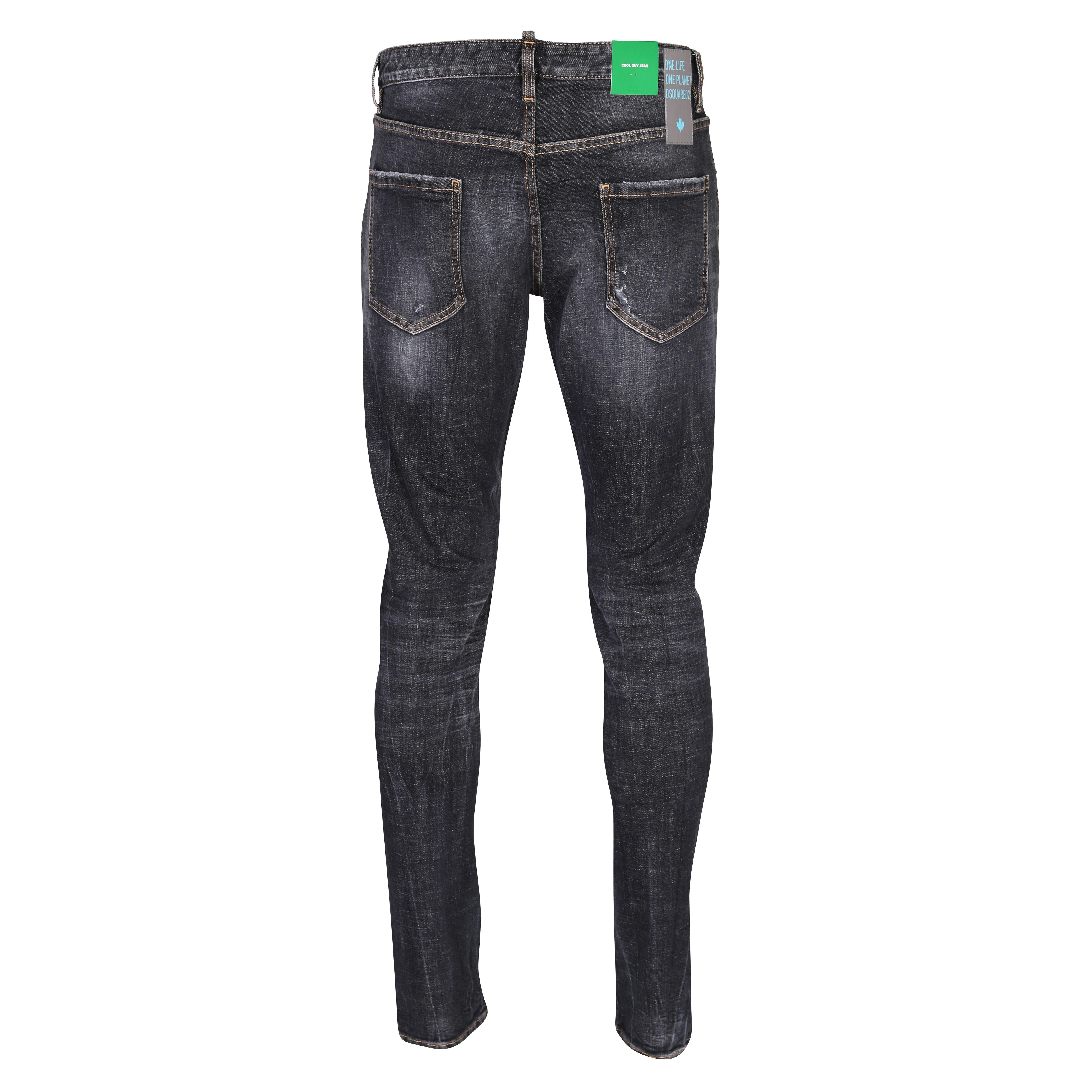 DSQUARED2 Green Label Cool Guy Jeans in Washed Black