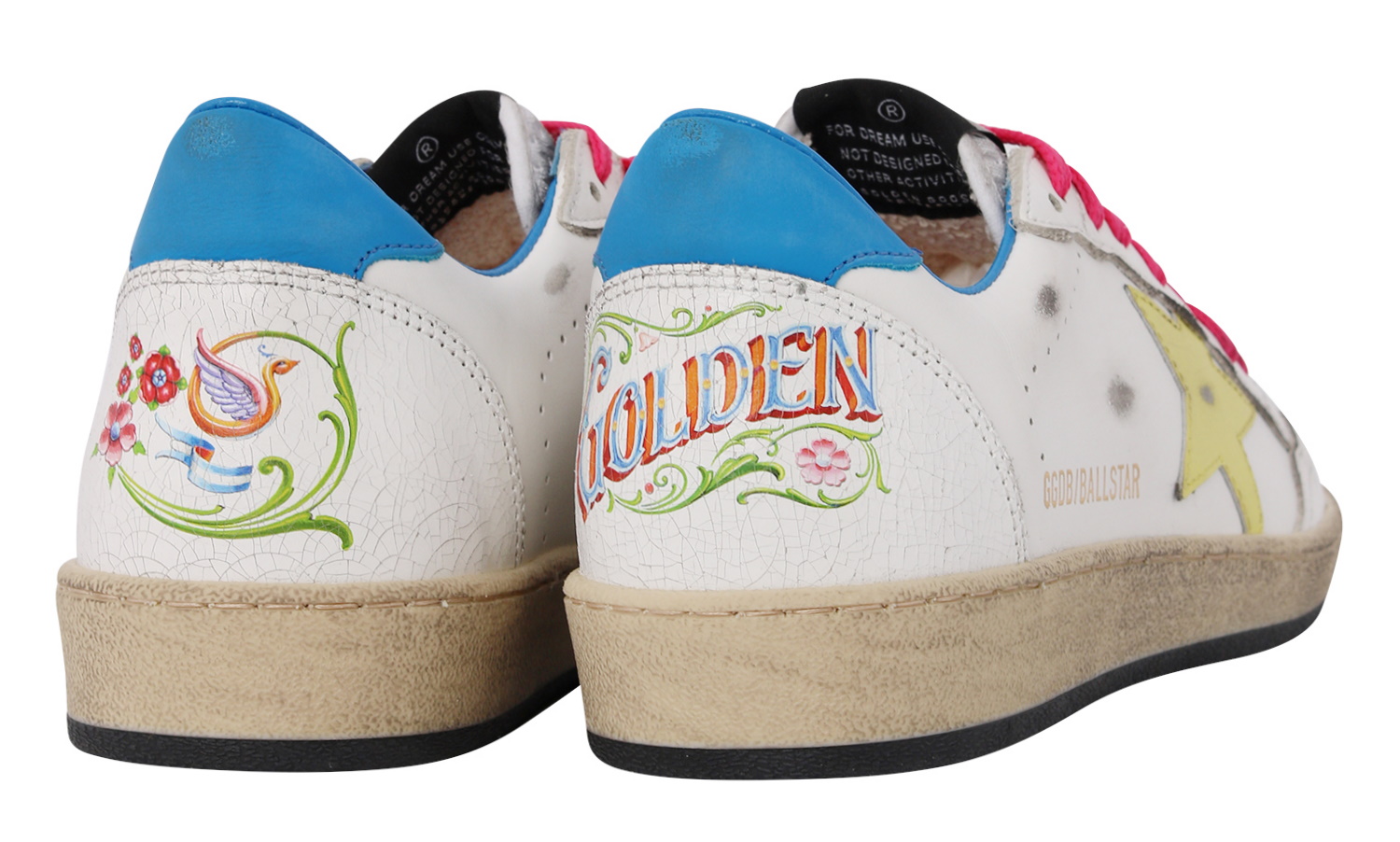 Golden Goose Ballstar Star Crack Multicolour