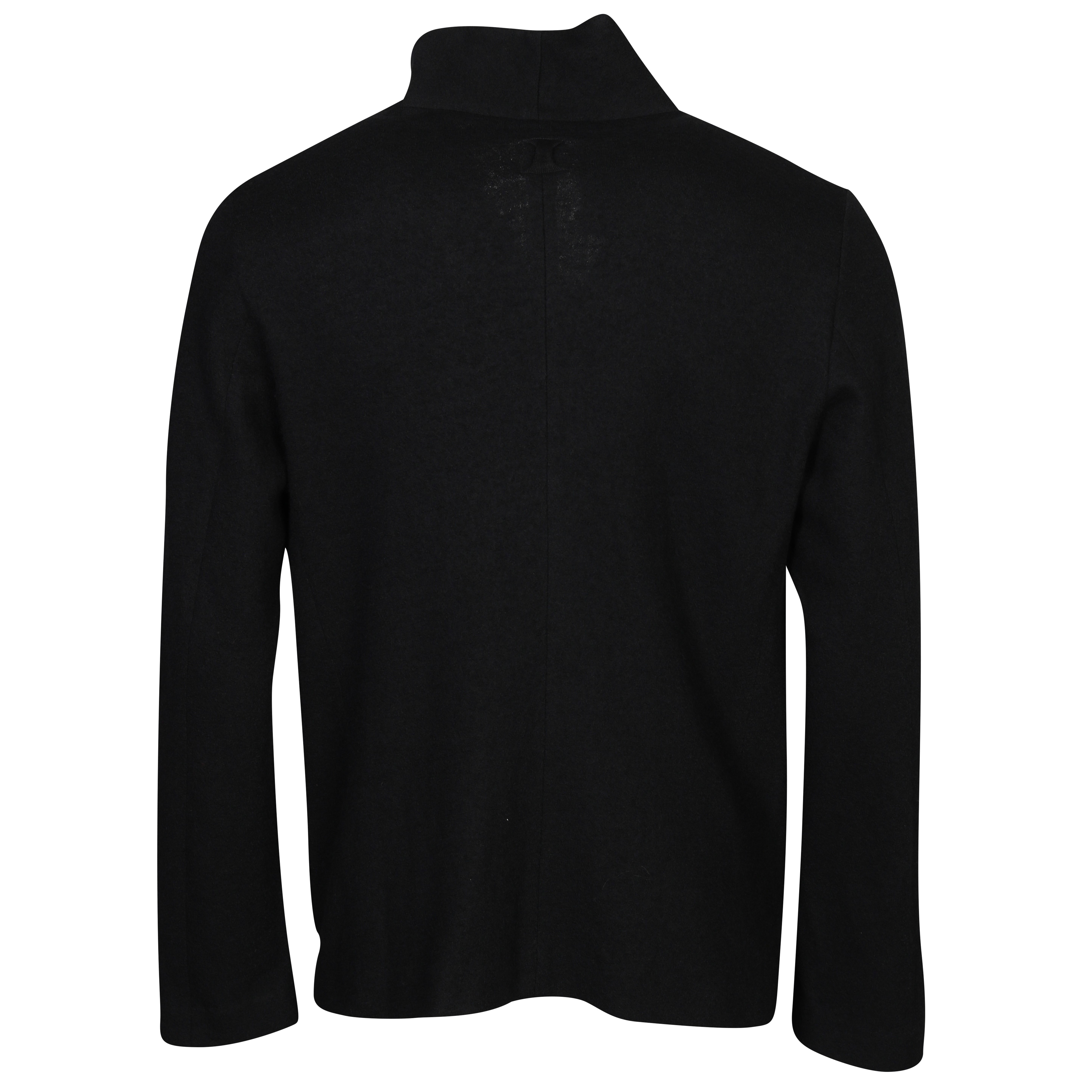 Hannes Roether Boiled Wool Jacket in Black