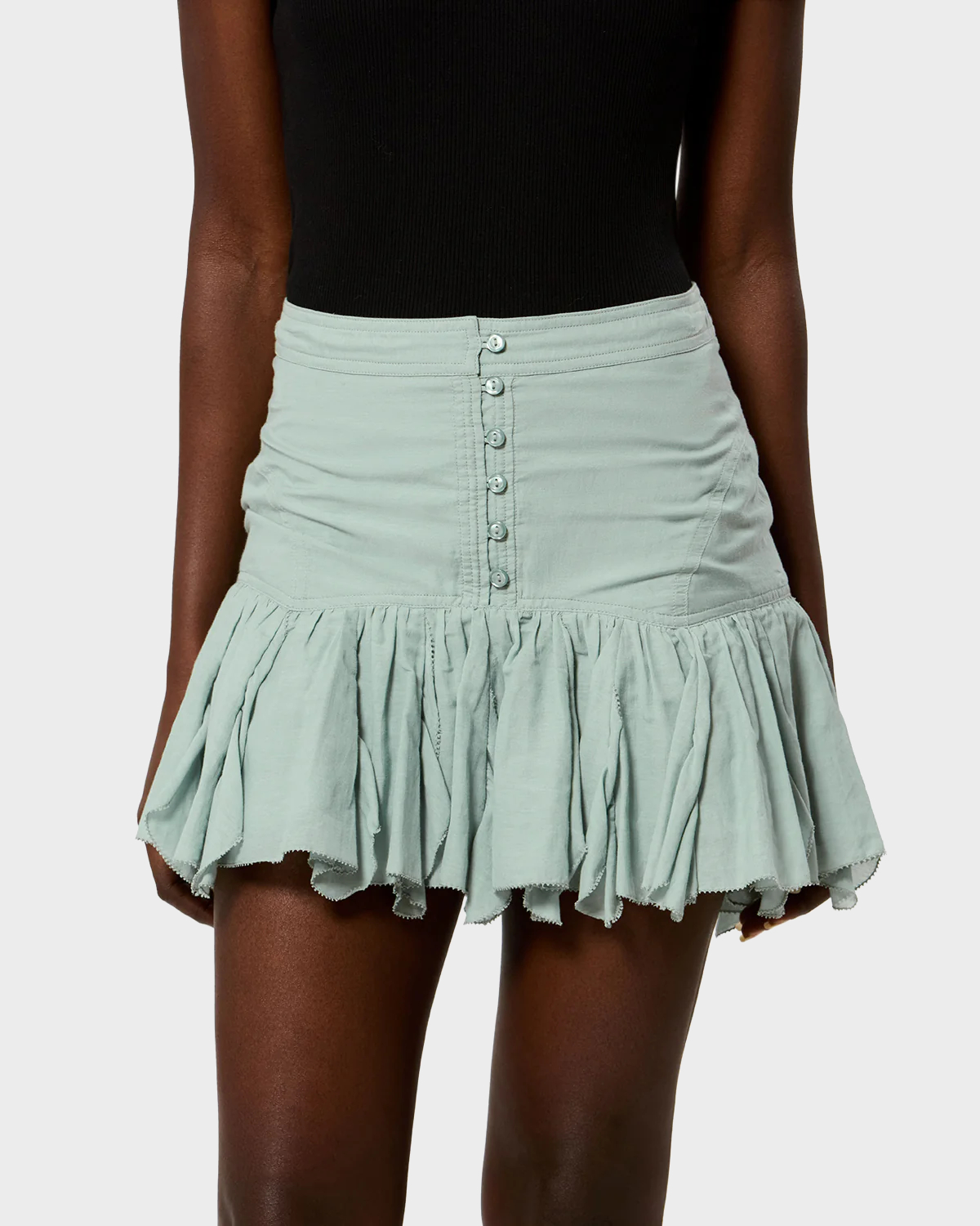 ISABEL MARANT ÉTOILE Daneen Skirt in Sage