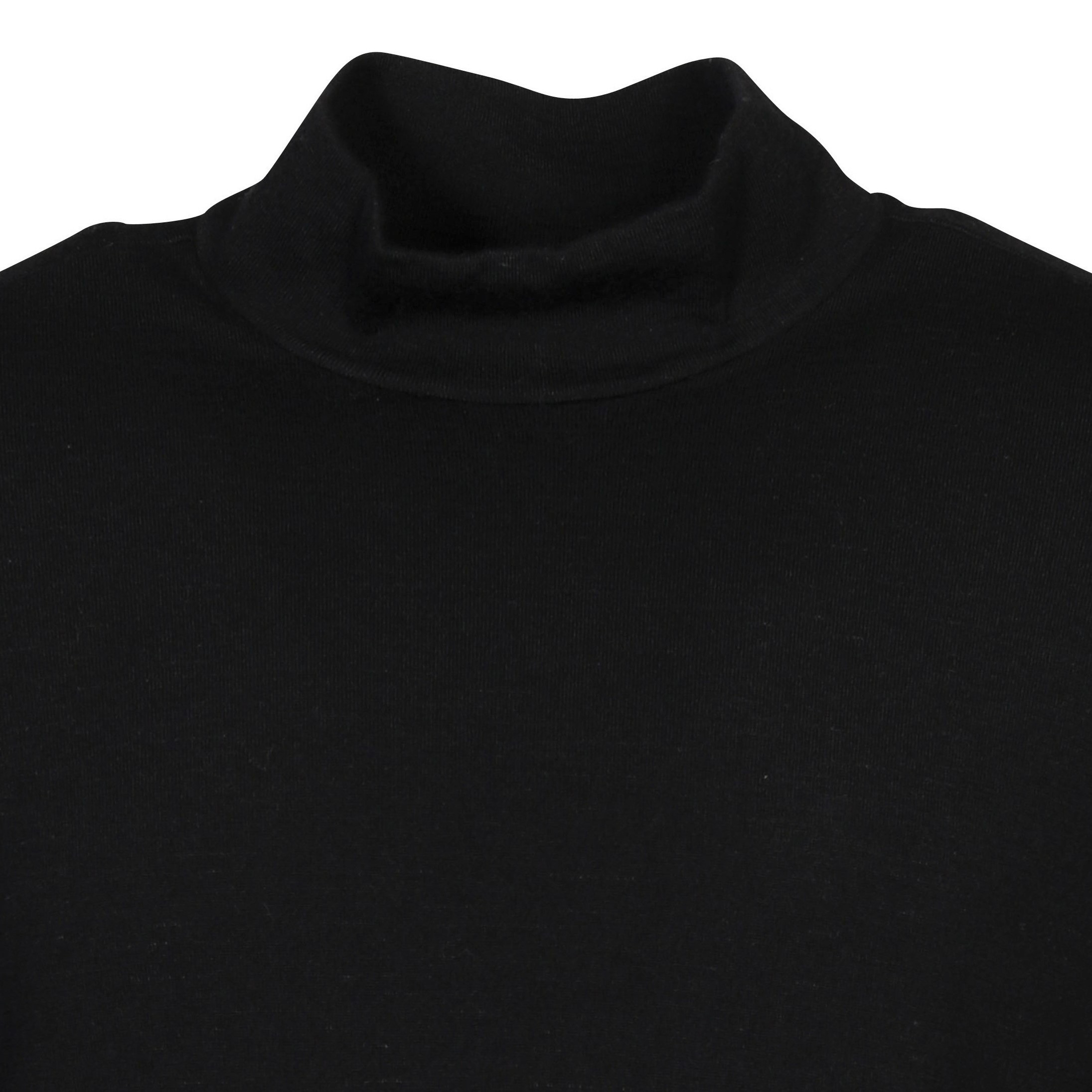 Transit Uomo Turtleneck Knit Pullover in Black
