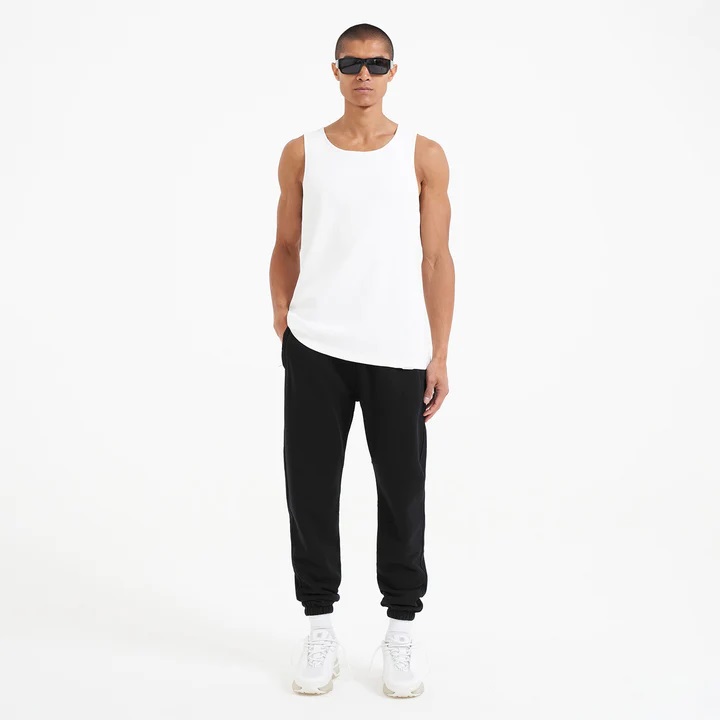 REPRESENT Rib Muscle Shirt in Flat White M