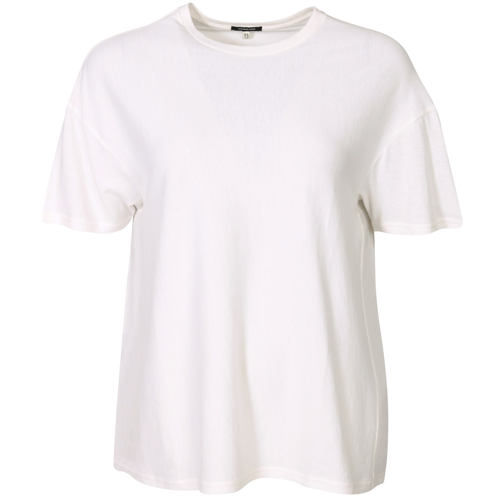R13 Boxy Seamless T-Shirt in White XS