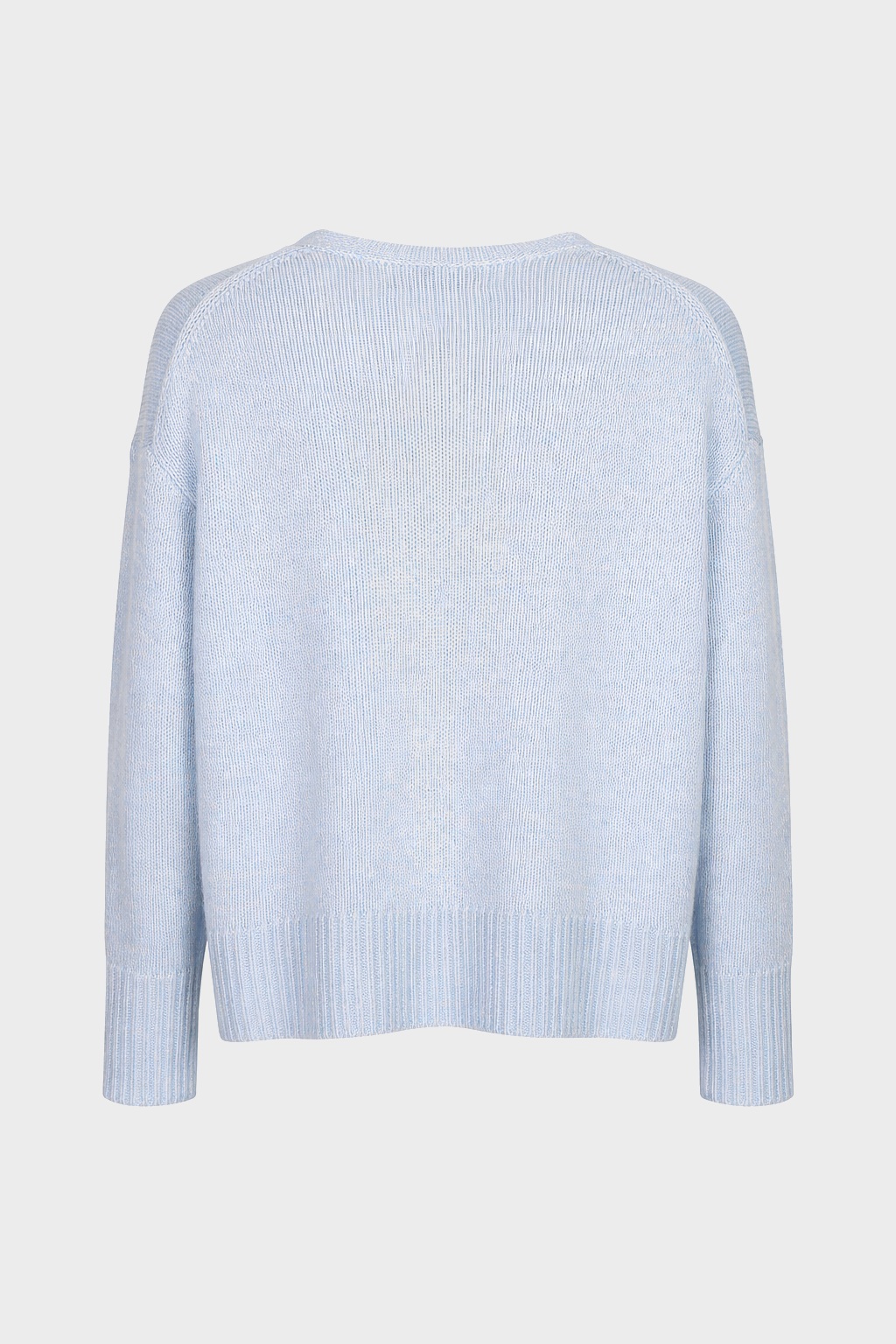FLONA Cashmere Oversize Cardigan in Light Blue Melange M