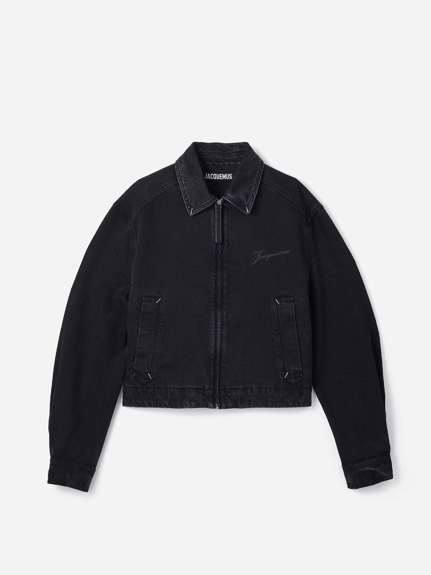 JACQUEMUS de-Nîmes Denim Jacket in Black
