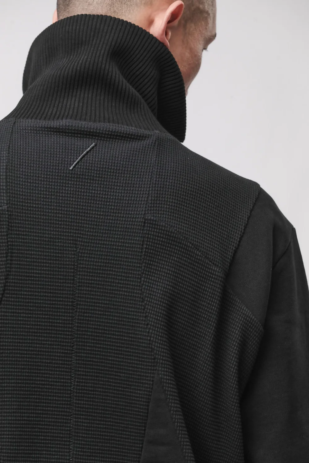 THOM KROM Oversize Sweatjacket in Black