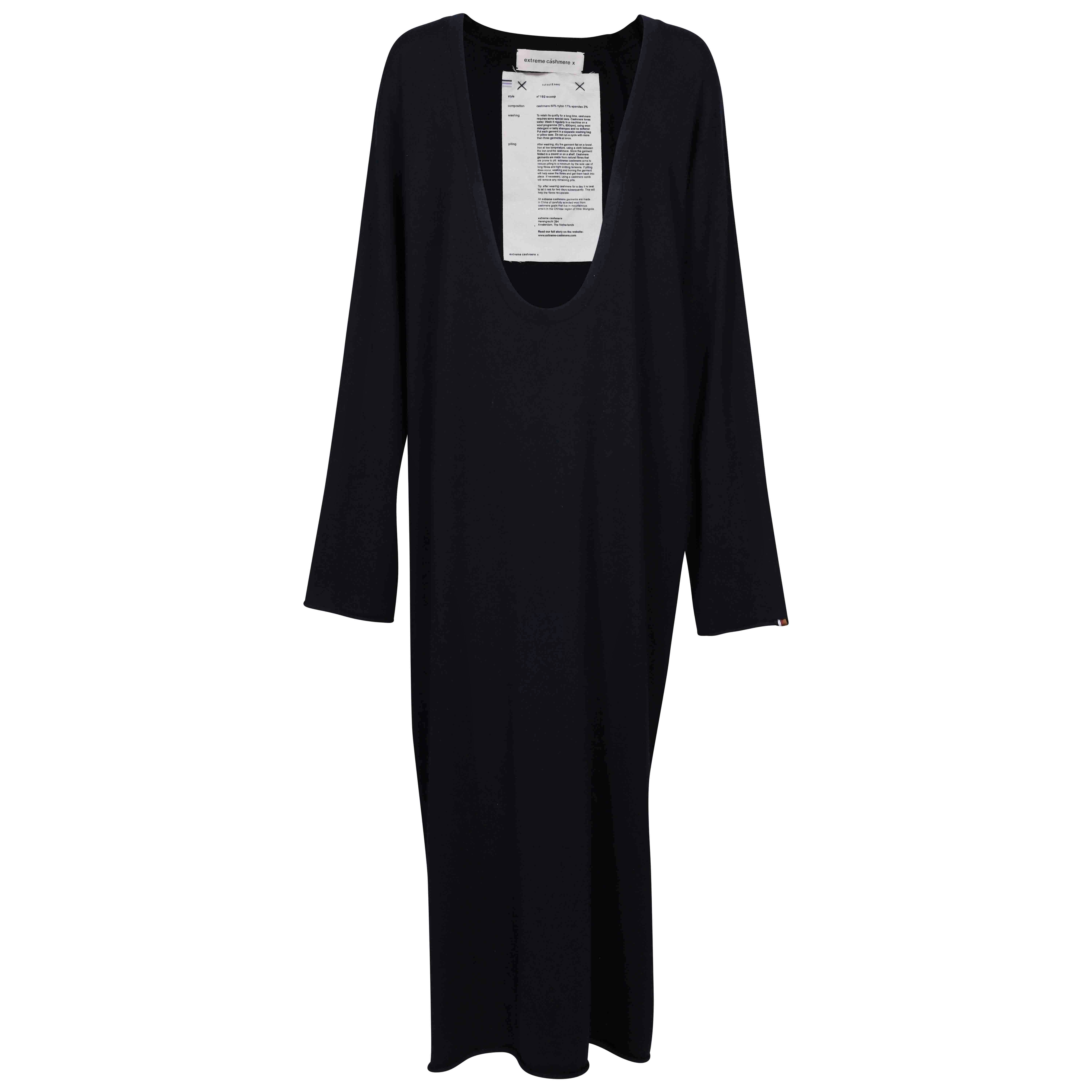 Extreme Cashmere Dress N°192 Scoop in Navy