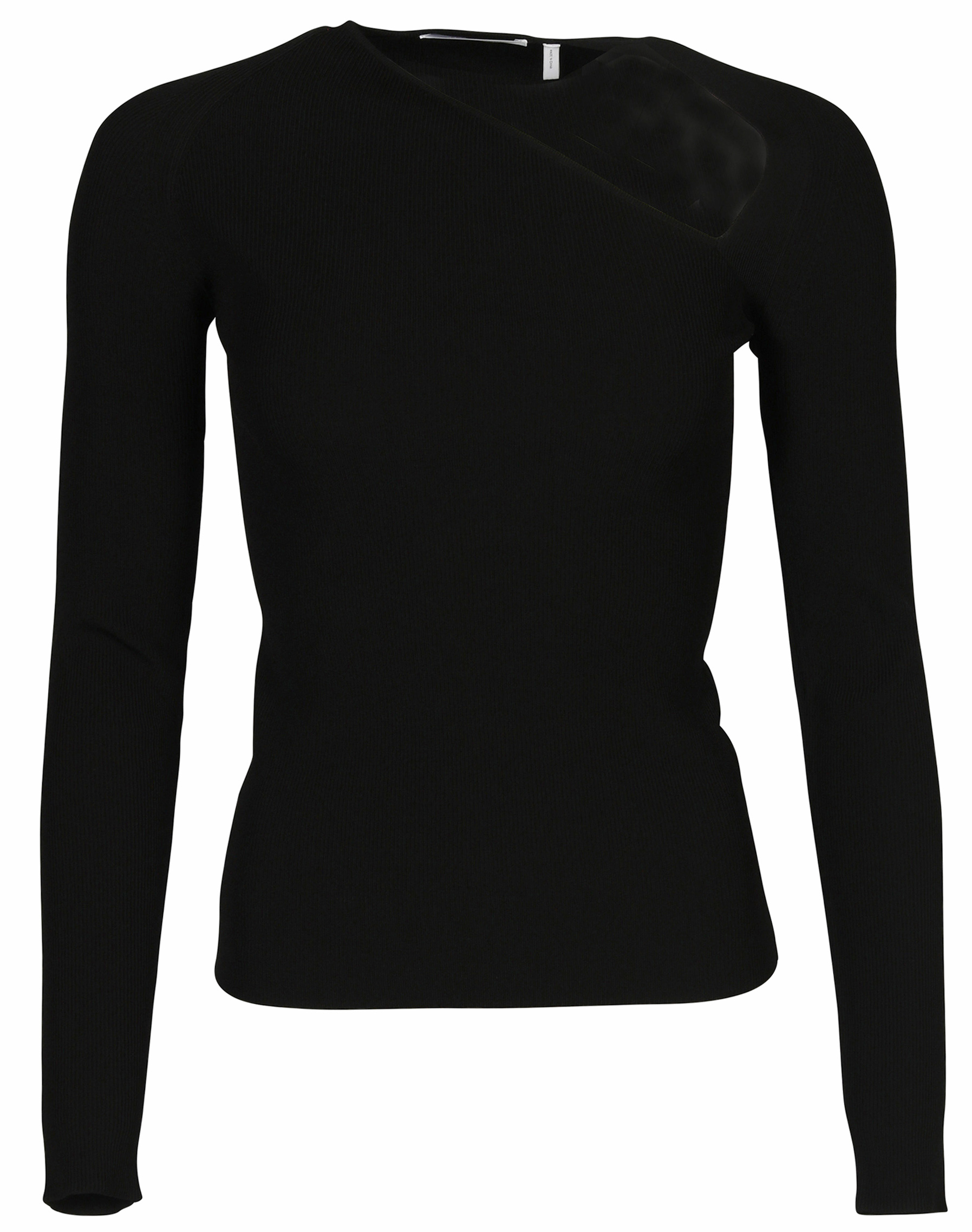 Helmut Lang Stretch Raglan Pullover Black