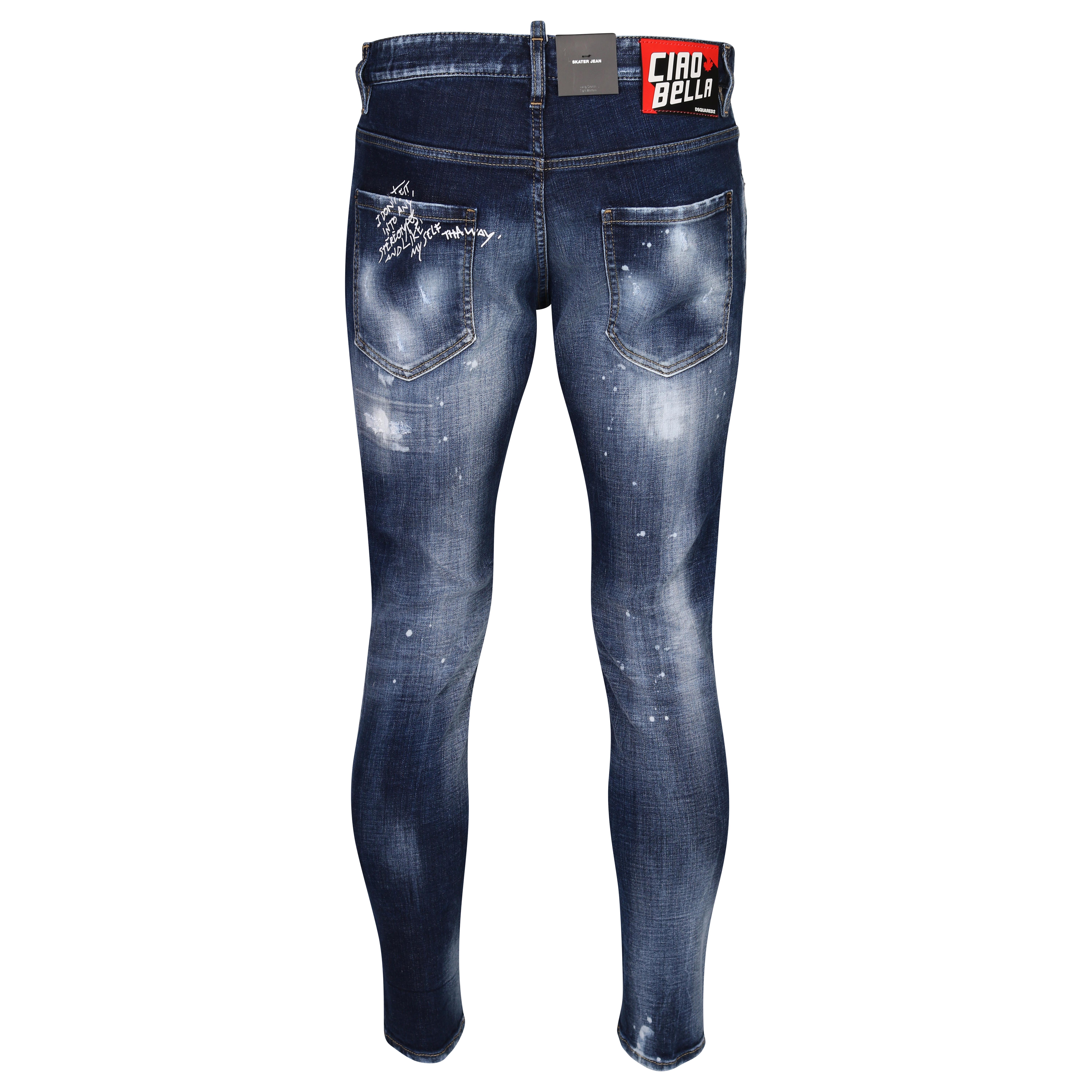 Dsquared Jeans Skater Blue Washed