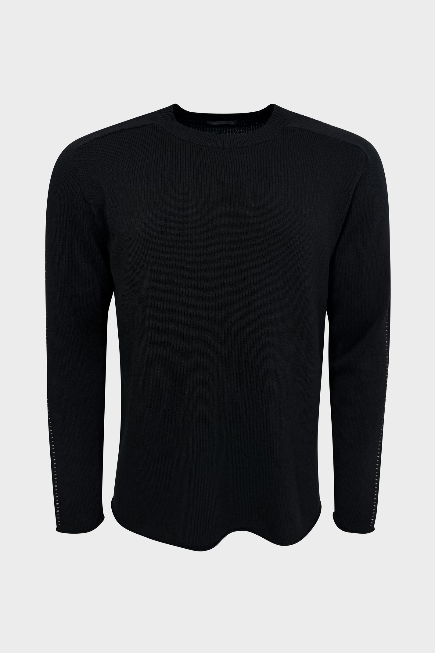 TRANSIT UOMO Wool Sweater in Black TRANSIT UOMO Wool Sweater in Black