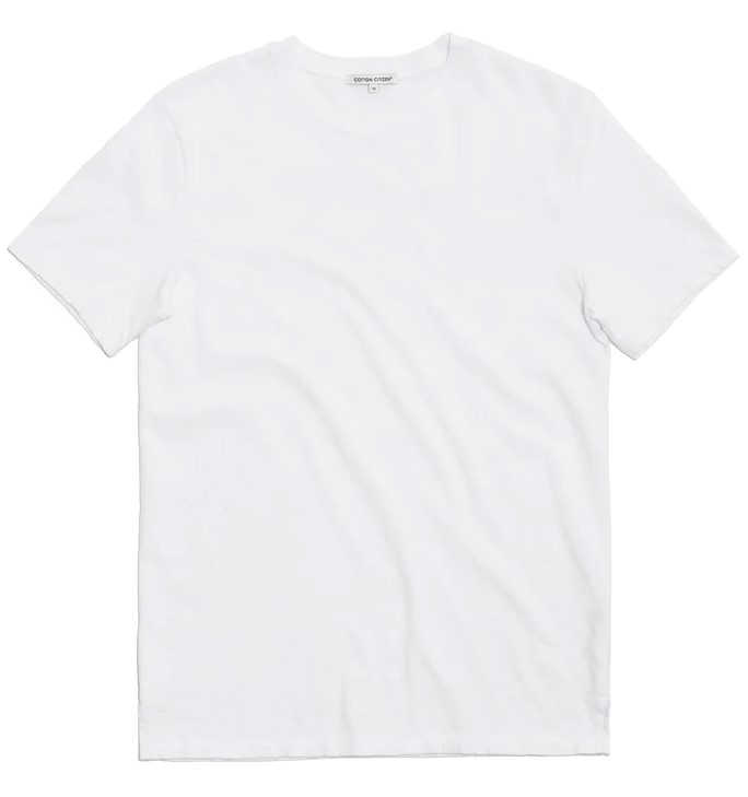 Cotton Citizen Classic Crew Neck T-Shirt in White