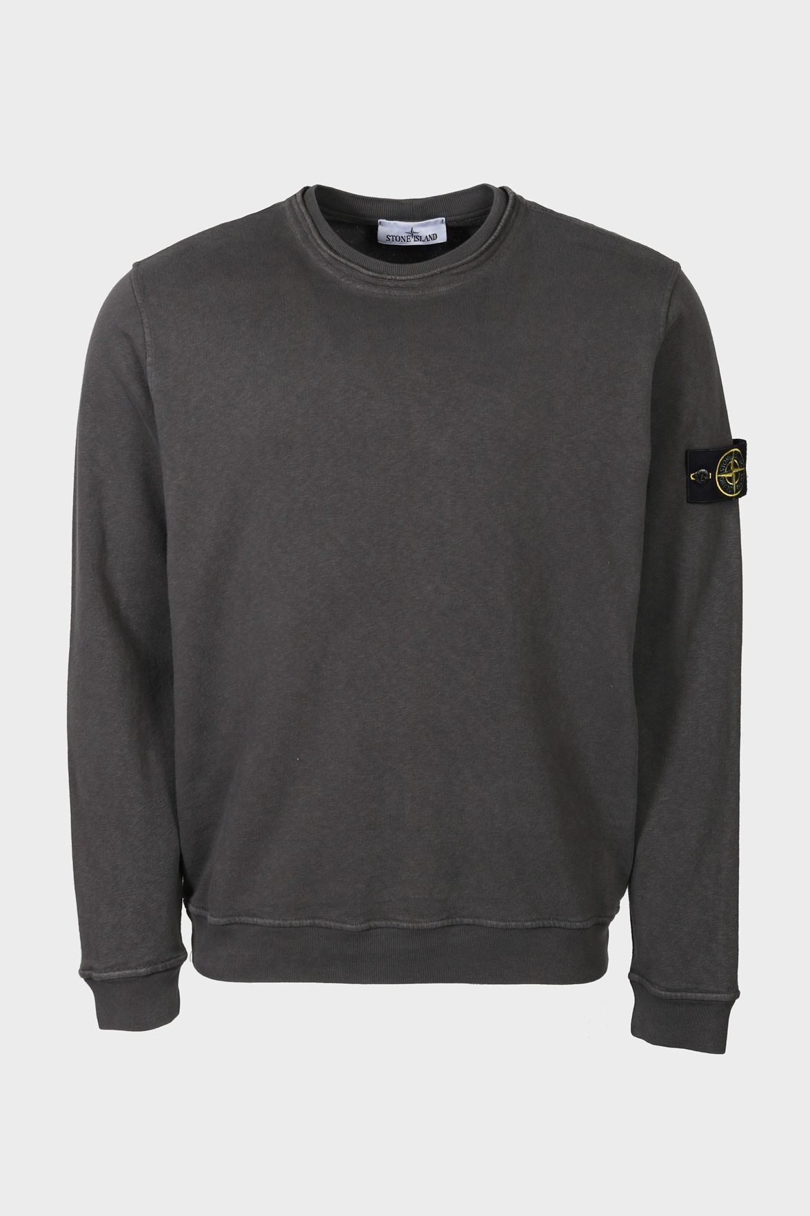 STONE ISLAND Sweatshirt in Washed Dark Grey