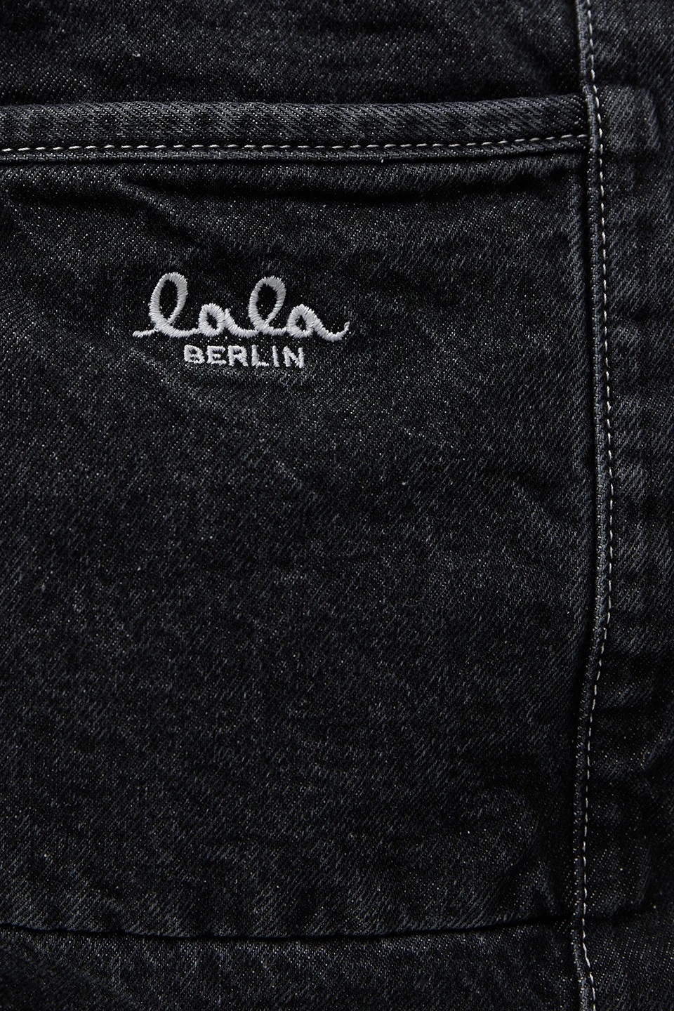 LALA BERLIN East West Tote Bag in Washed Black