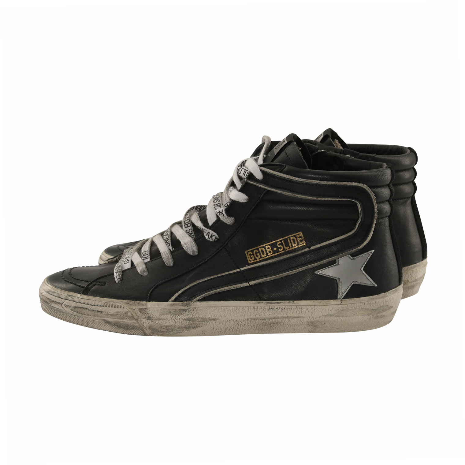 Golden Goose Sneaker Slide Black/Silver