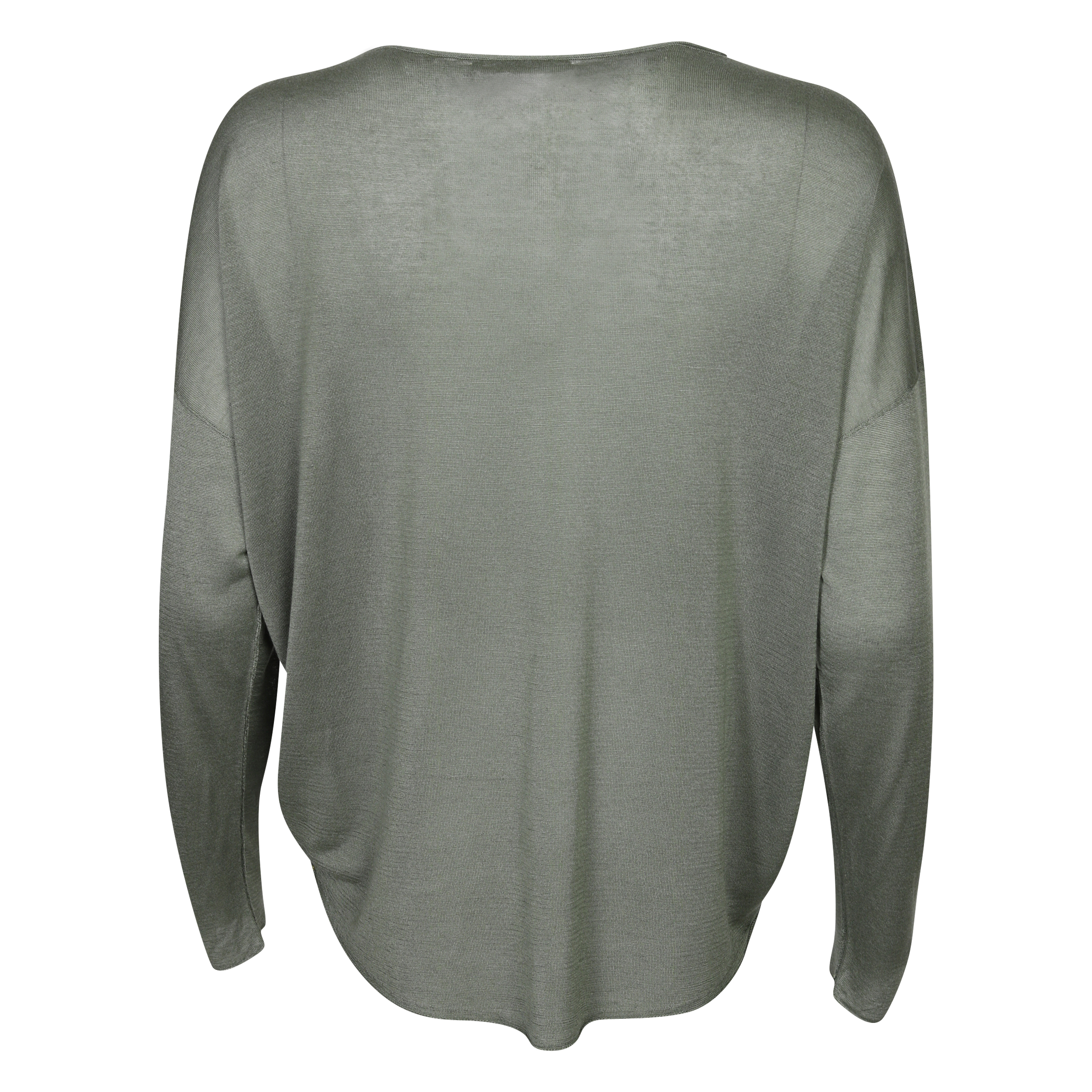 Transit Par Such Light Cotton Knit Sweater in Olive