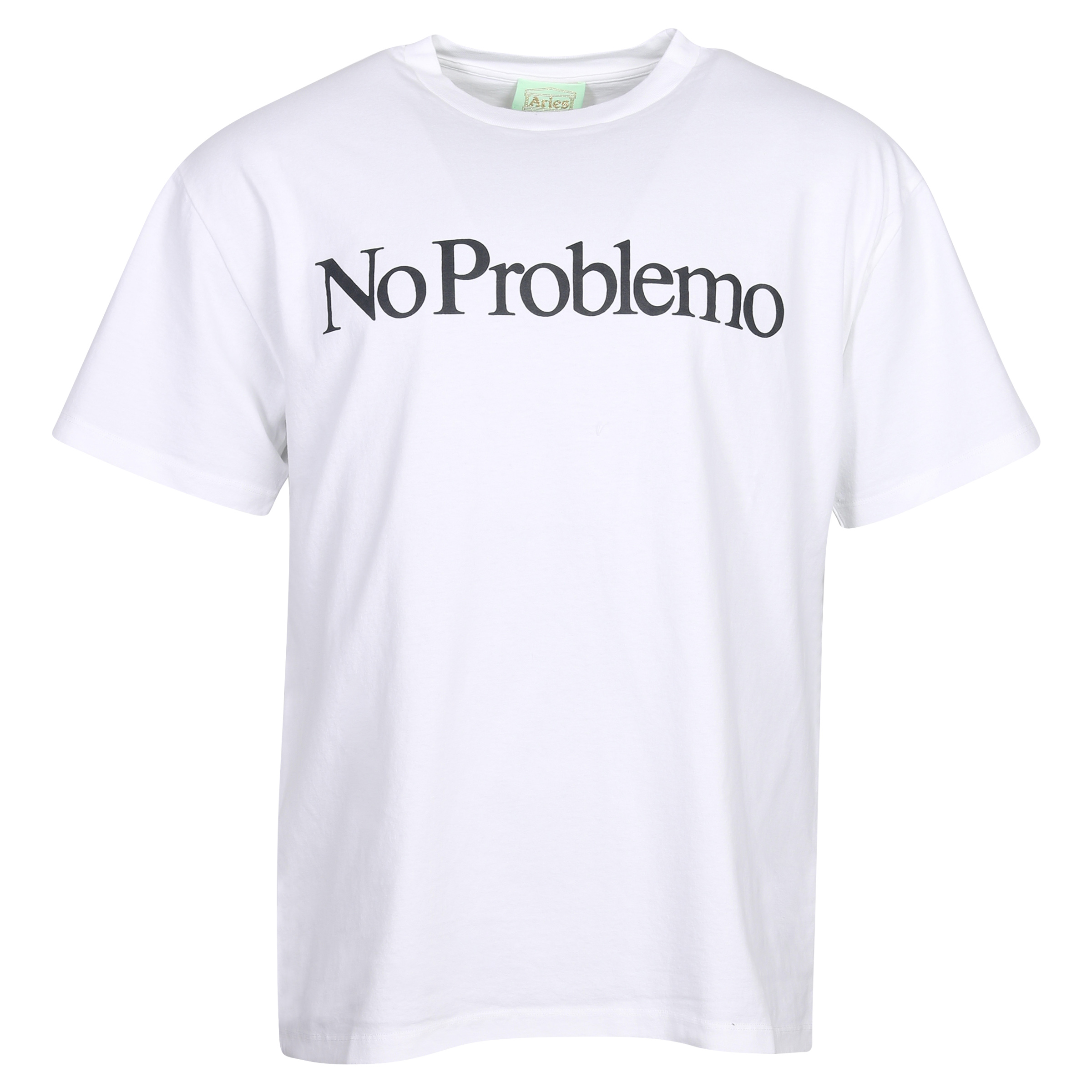 Unisex Aries Classic No Problemo T-Shirt in White