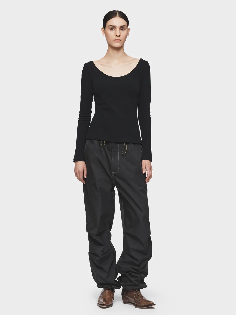 6397 Parachute Pant in Black M