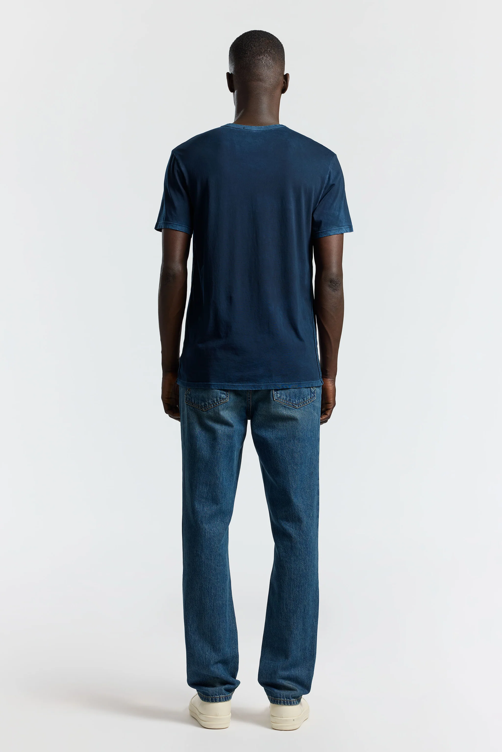 COTTON CITIZEN Classic Crewneck T-Shirt in Vintage Navy