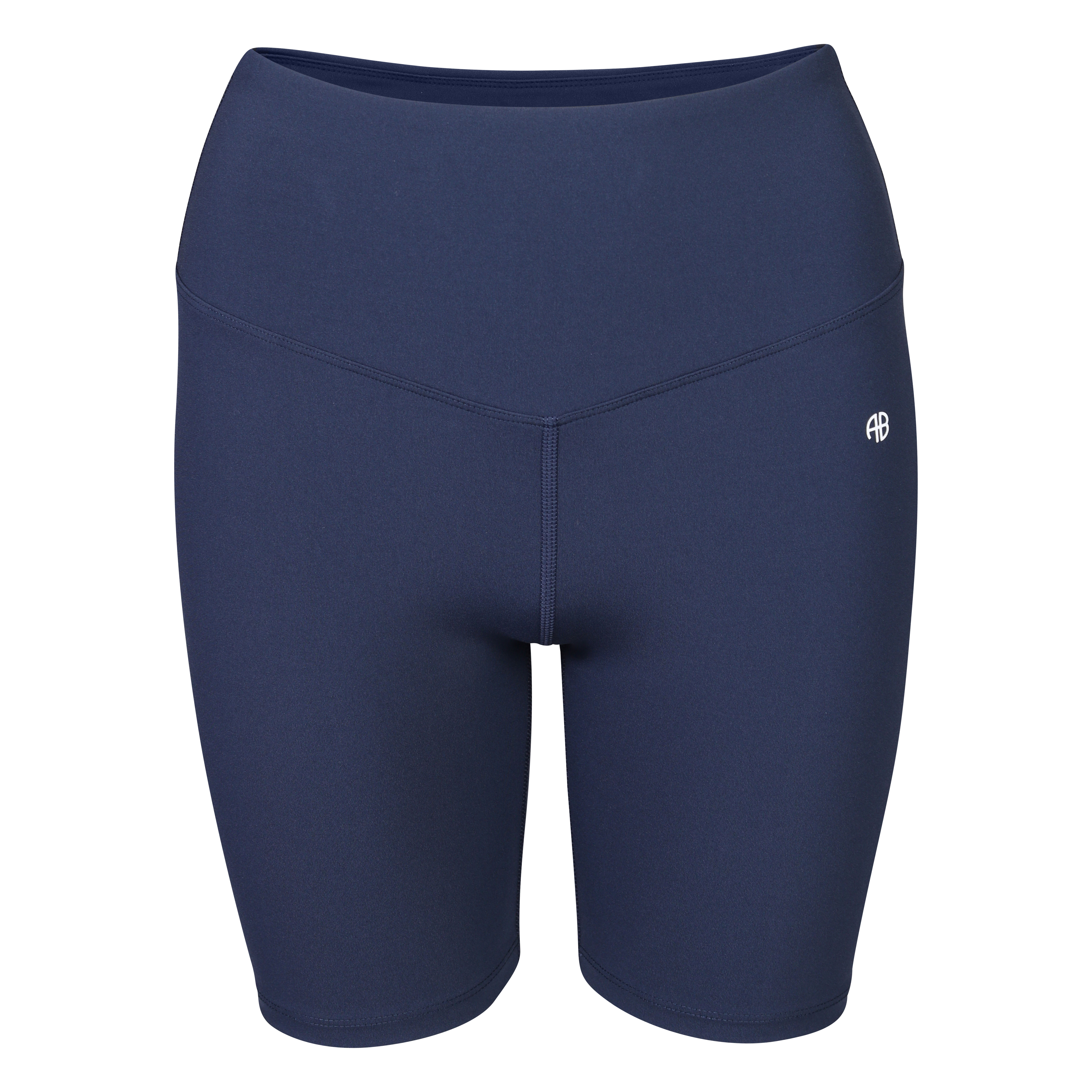 Anine Bing Blake Biker Short in Pacific Blue