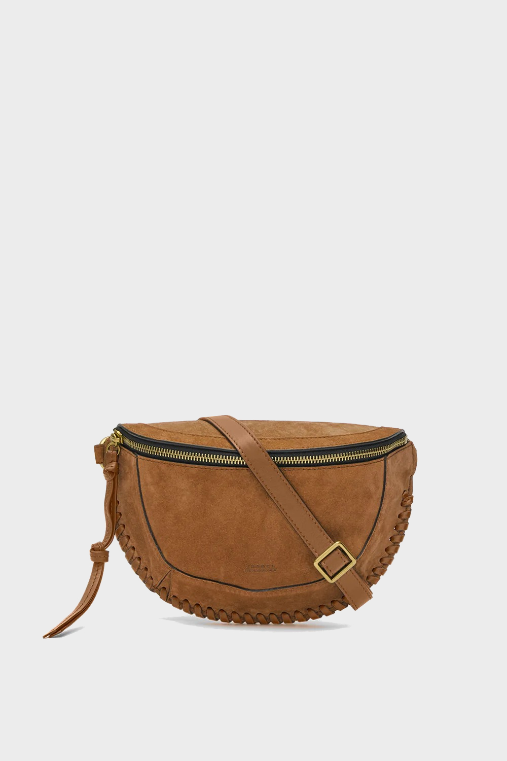 ISABEL MARANT Skano Fannypack in Cognac Velvet