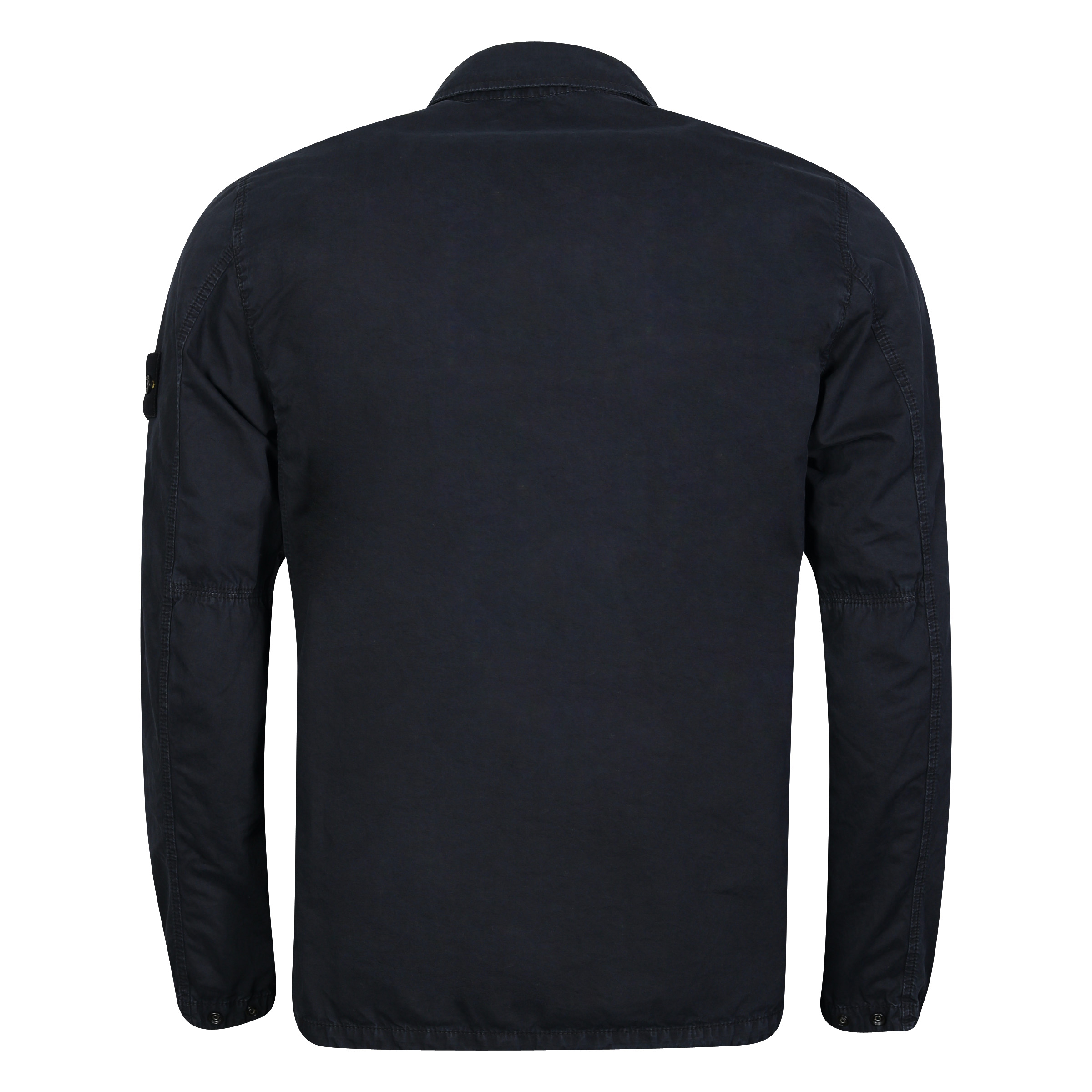 Stone Island Cotton Overshirt Washed Navy 2XL