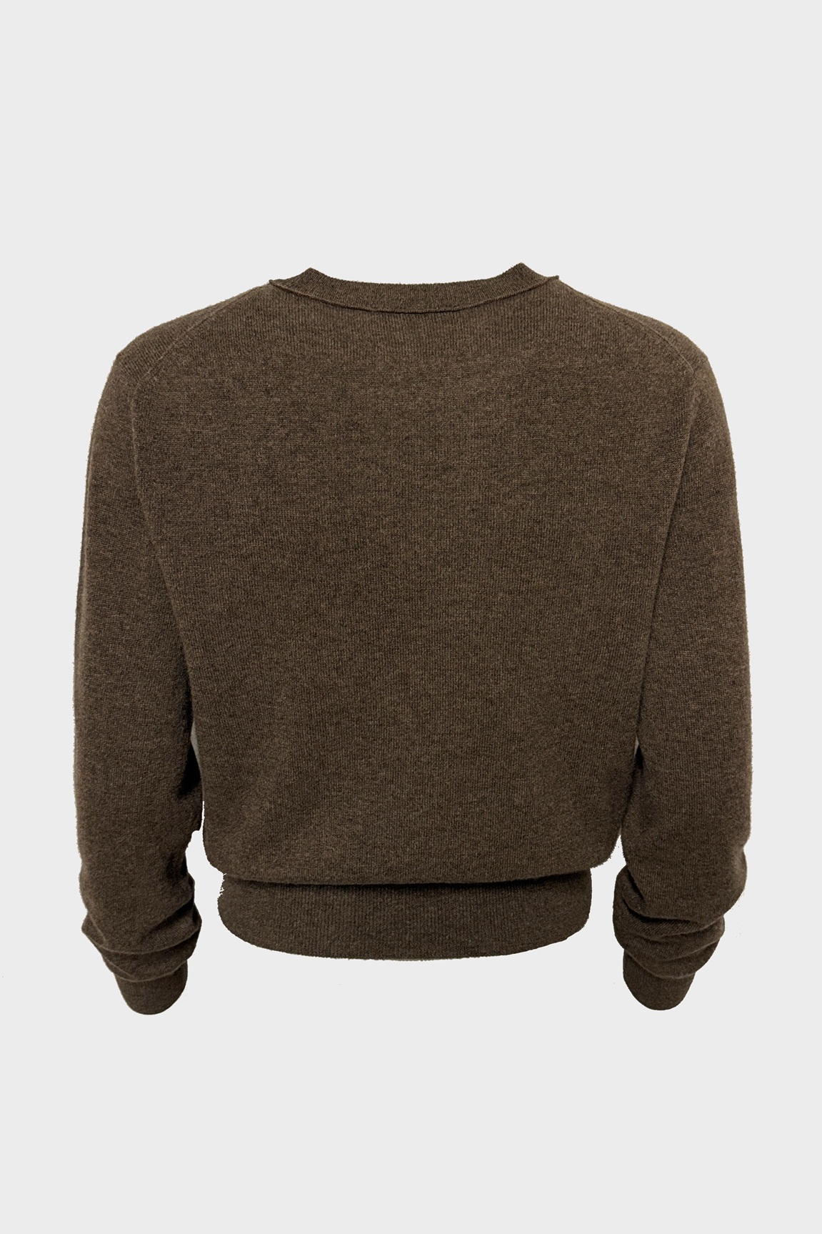LISA YANG Greer Cashmere Sweater in Dark Truffle