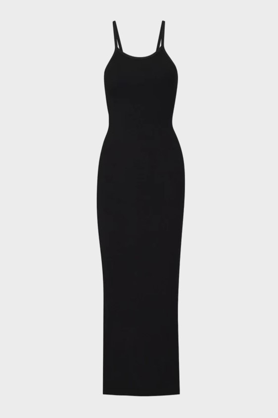 ÉTERNE Tank Dress Maxi in Black XS