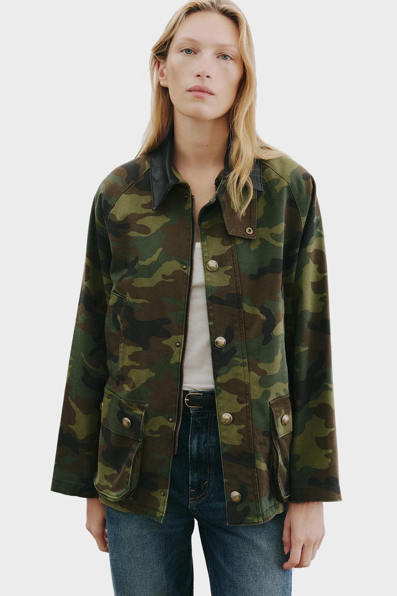 NILI LOTAN Andrew Parka in Camouflage