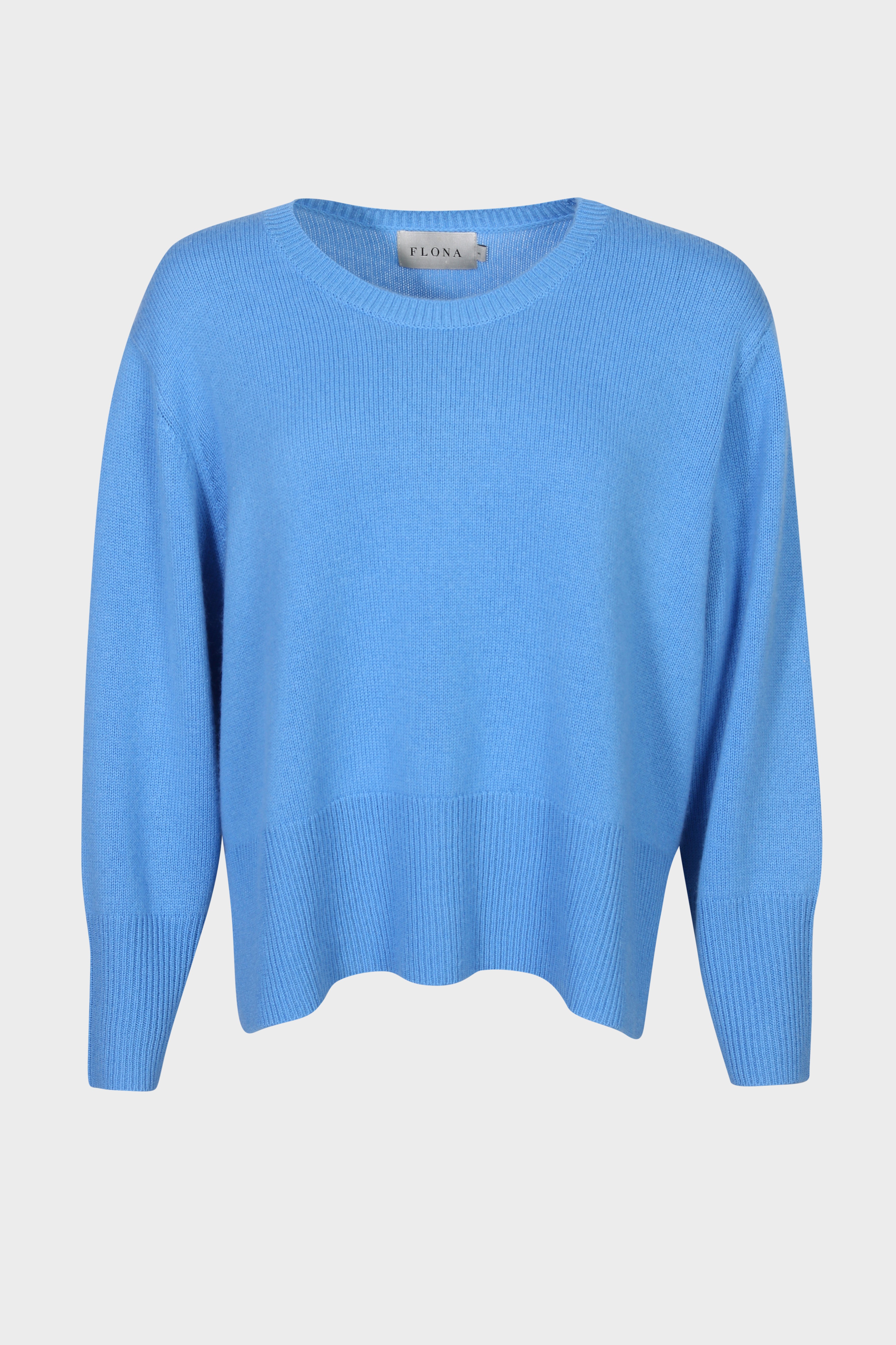 FLONA Cashmere Sweater in Azur