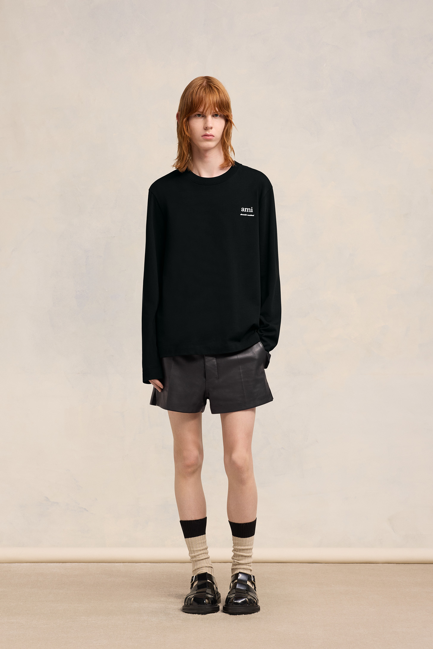 AMI PARIS Alexandre Mattiussi Longsleeve in Black XXL